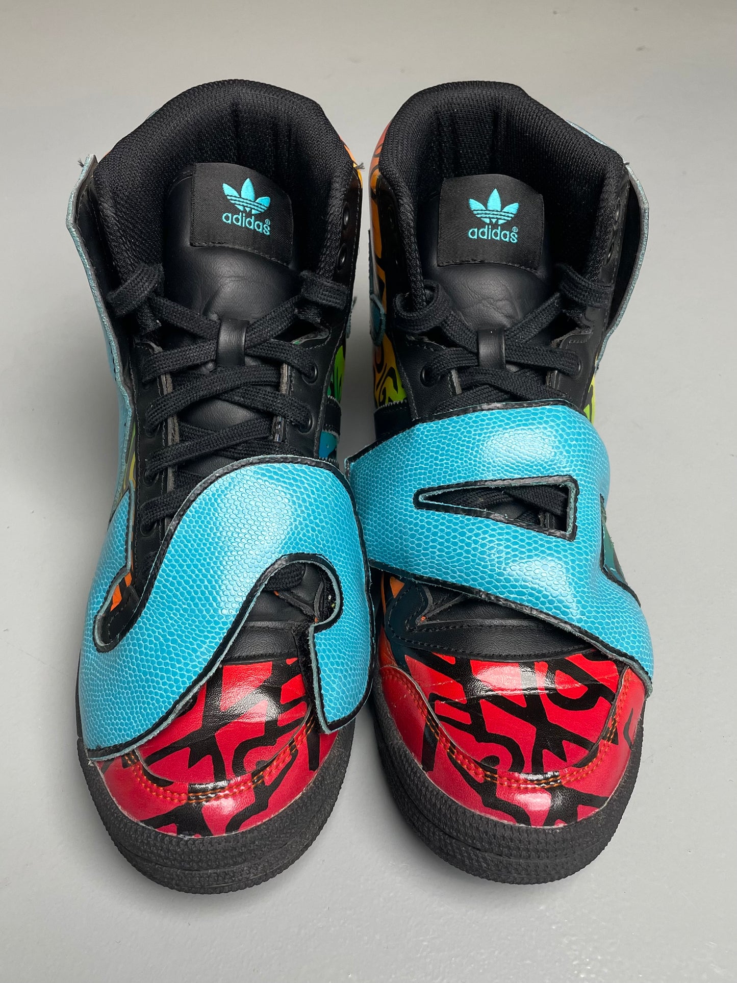 adidas Originals by Jeremy Scott S/S 2014 JS Letters Multicolor - size 41 1/3