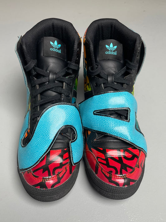 adidas Originals by Jeremy Scott S/S 2014 JS Letters Multicolor - size 41 1/3