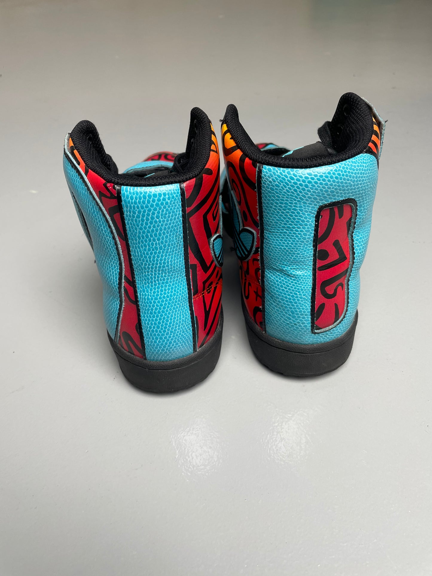 adidas Originals by Jeremy Scott S/S 2014 JS Letters Multicolor - size 41 1/3