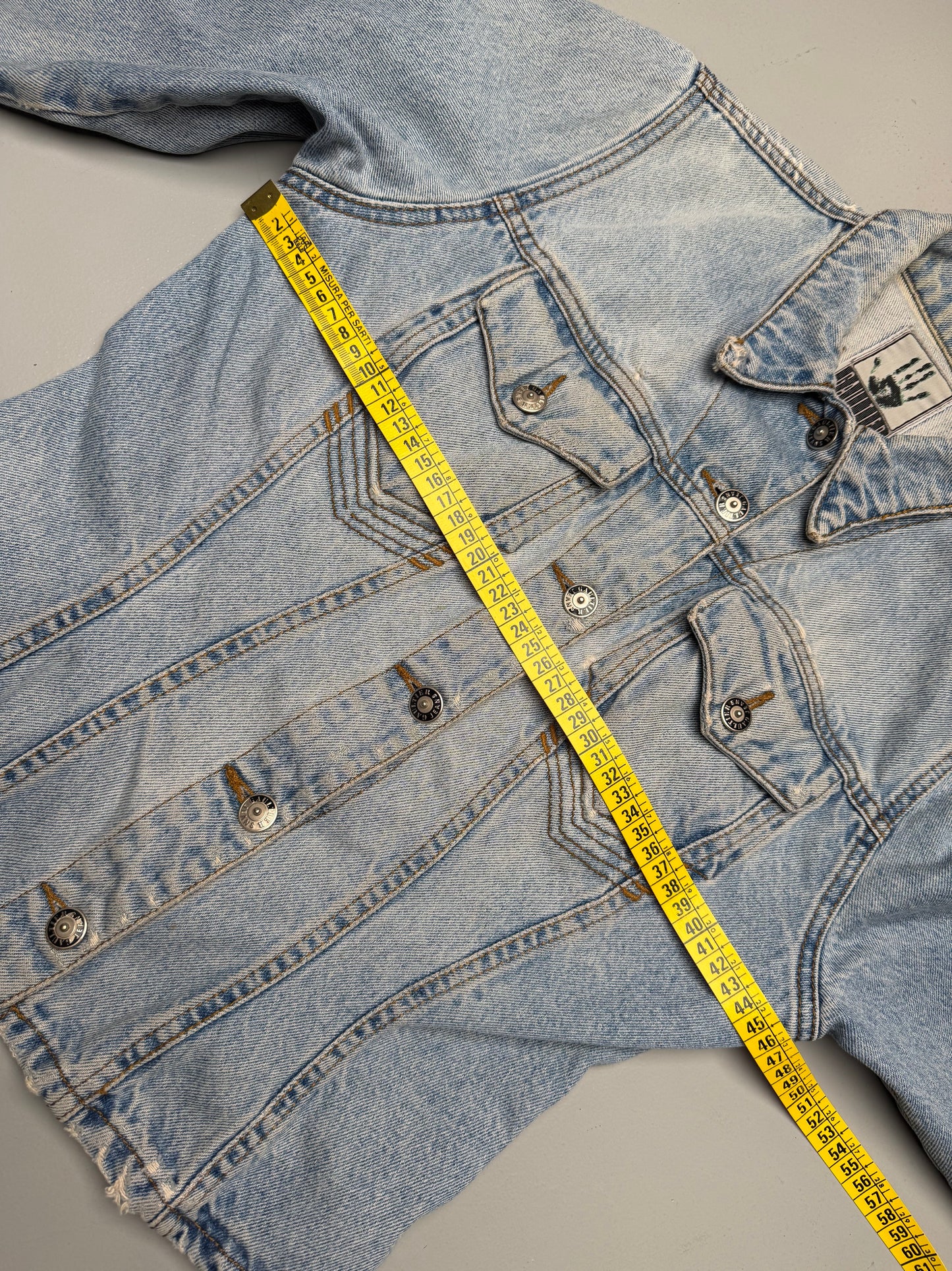 vintage Gaultier Jean's women's denim jacket - size 40
