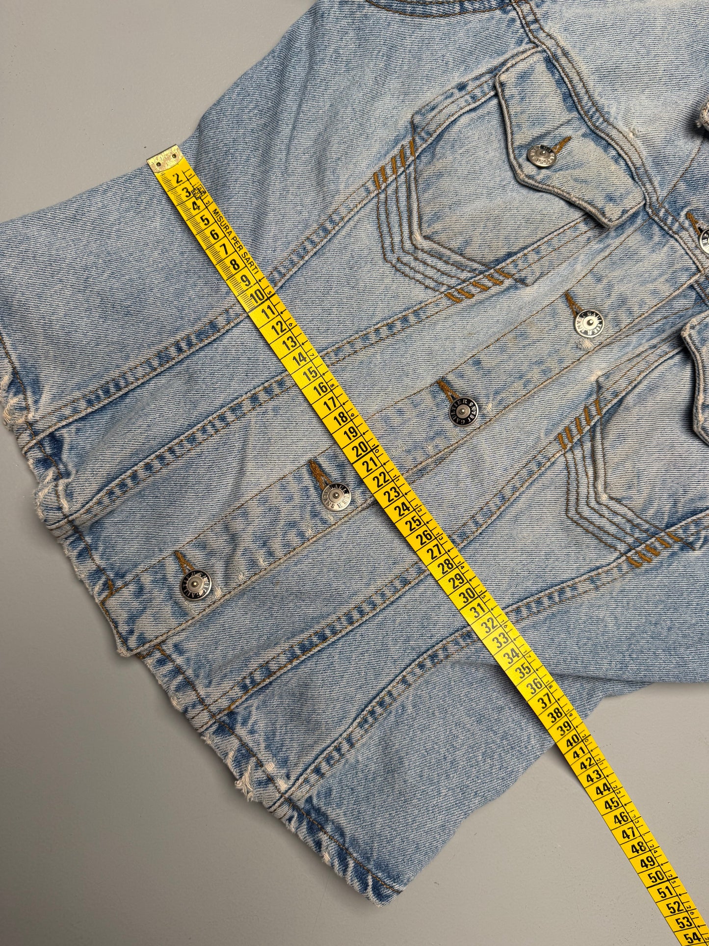 vintage Gaultier Jean's women's denim jacket - size 40