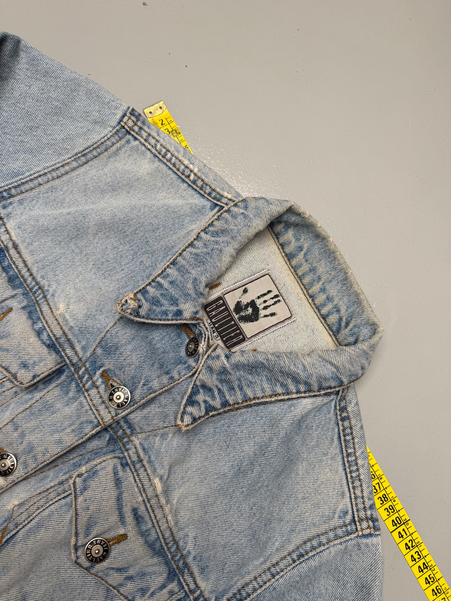 vintage Gaultier Jean's women's denim jacket - size 40