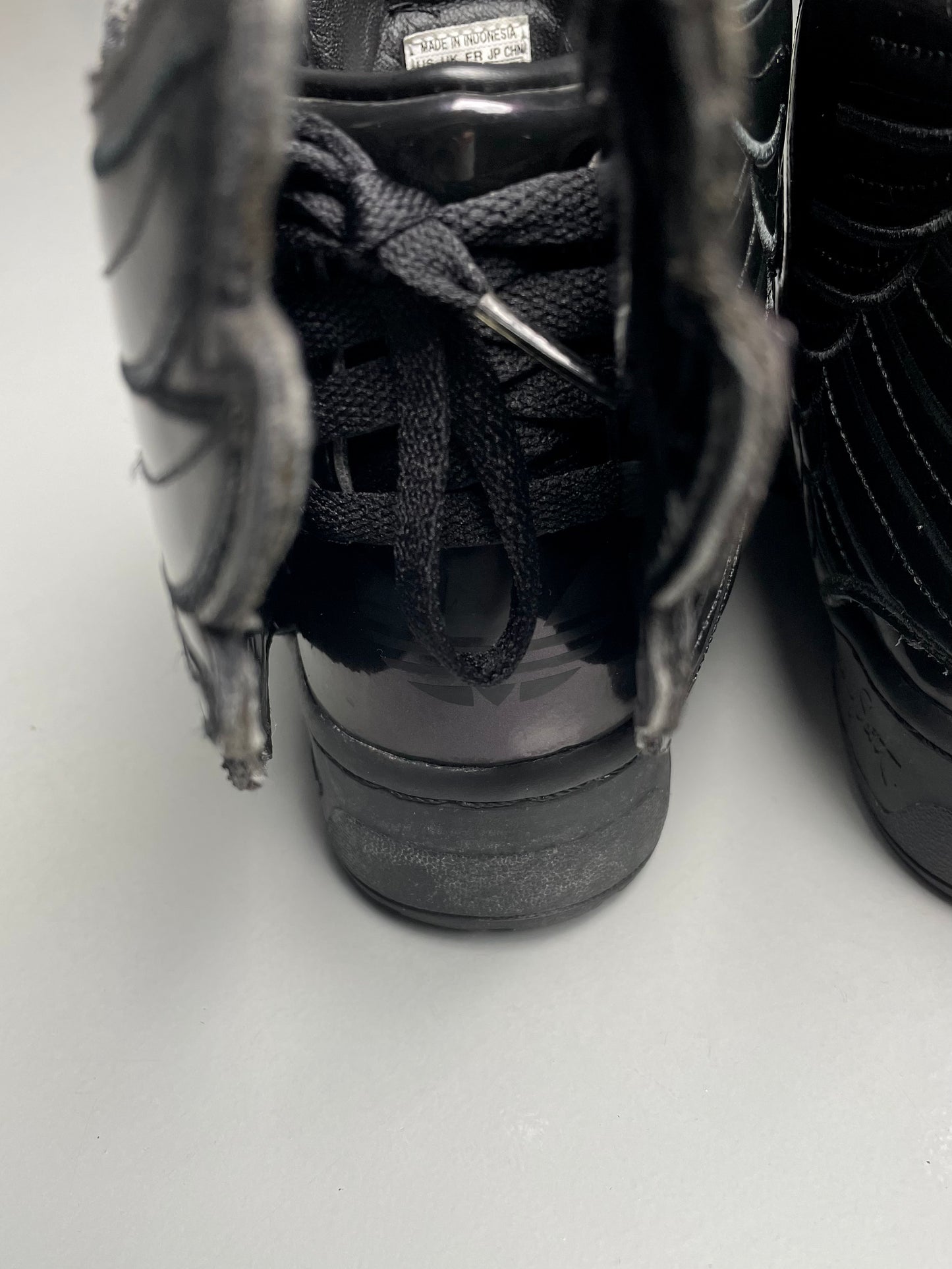 adidas Originals by Jeremy Scott S/S 2013 JS Wings 2.0 "Patent Black" - size 41 1/3