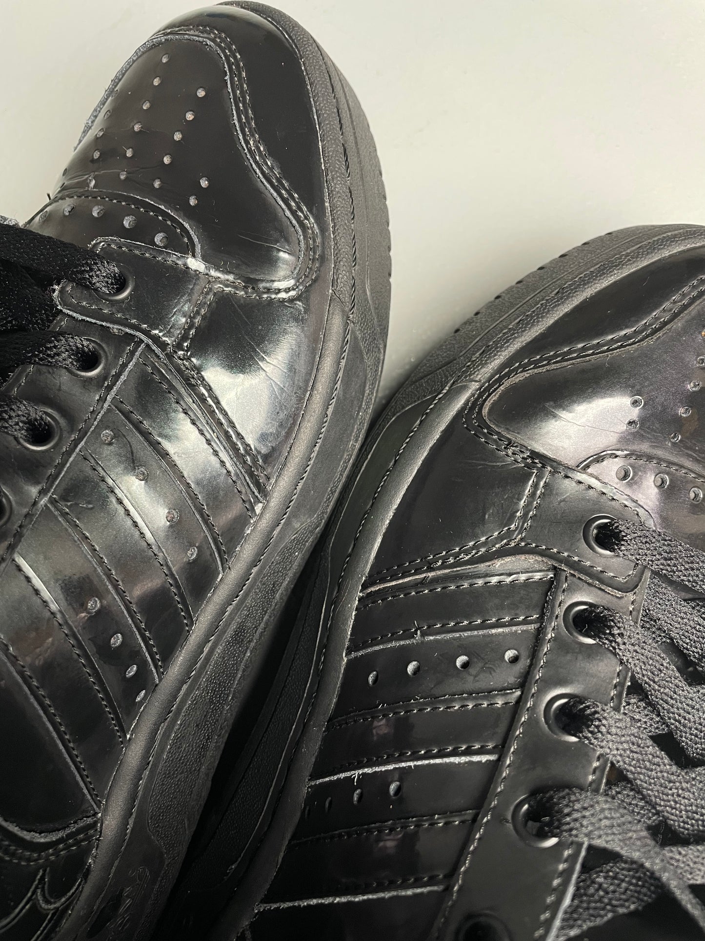 adidas Originals by Jeremy Scott S/S 2013 JS Wings 2.0 "Patent Black" - size 41 1/3