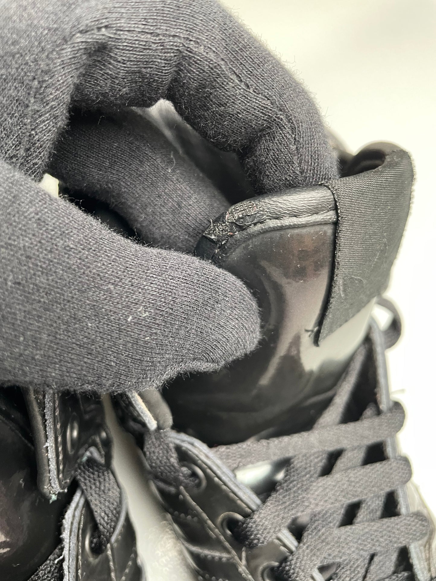 adidas Originals by Jeremy Scott S/S 2013 JS Wings 2.0 "Patent Black" - size 41 1/3