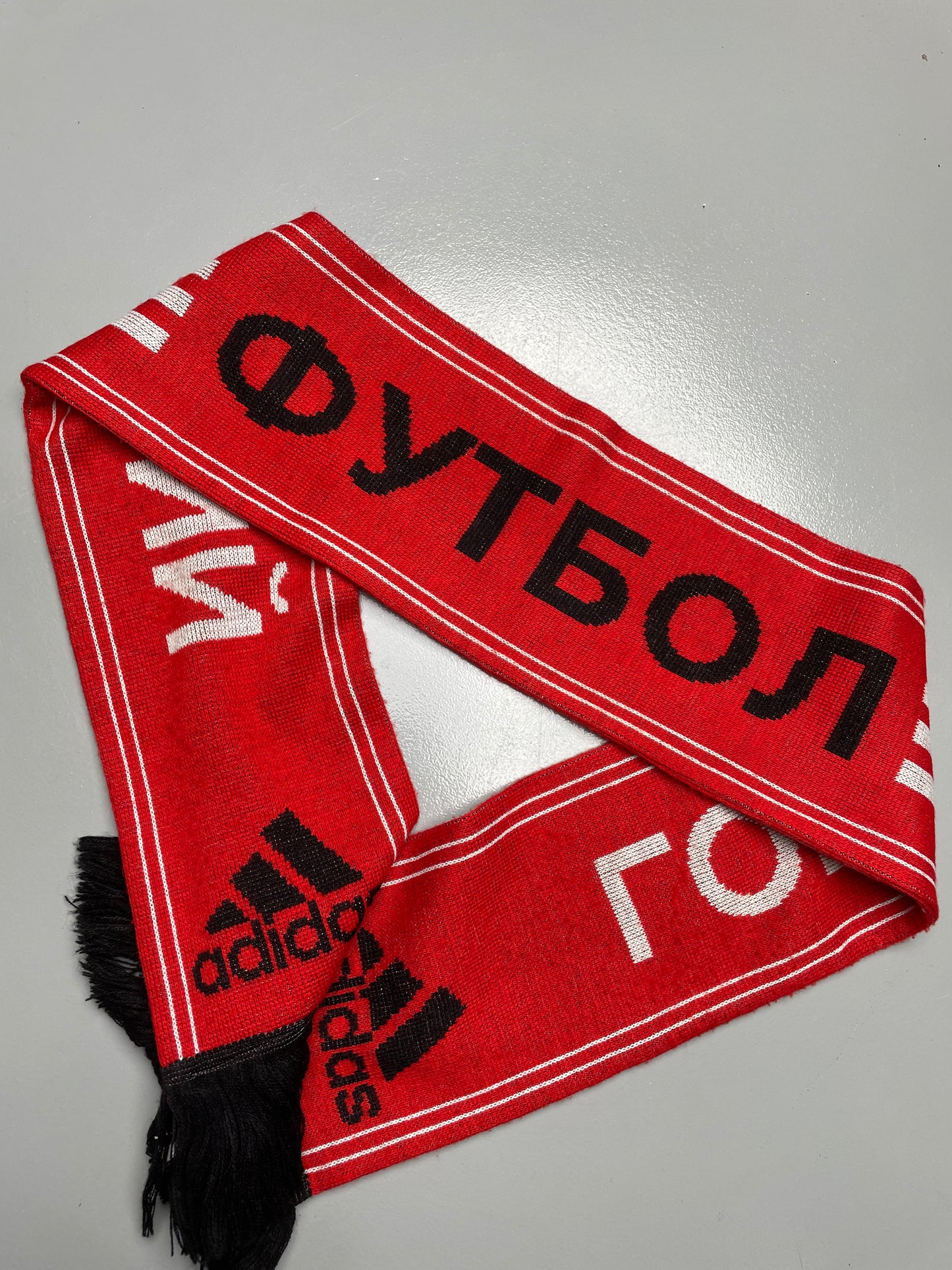 adidas X Gosha Rubchinskiy A/W 2017 "Football" scarf (red)