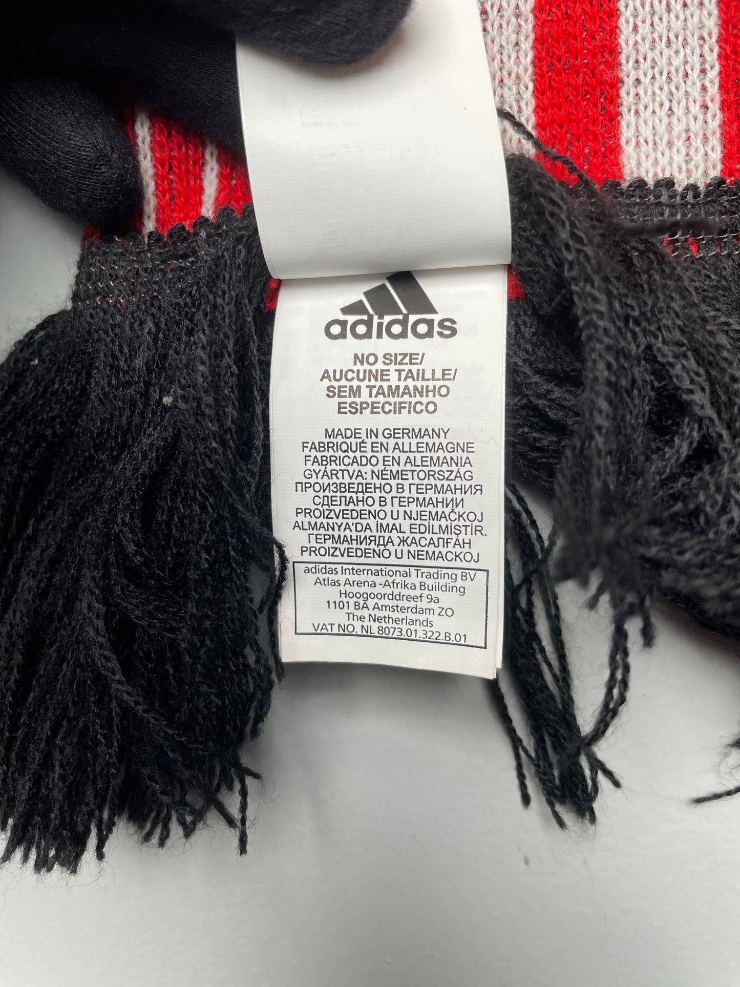adidas X Gosha Rubchinskiy A/W 2017 "Football" scarf (red)