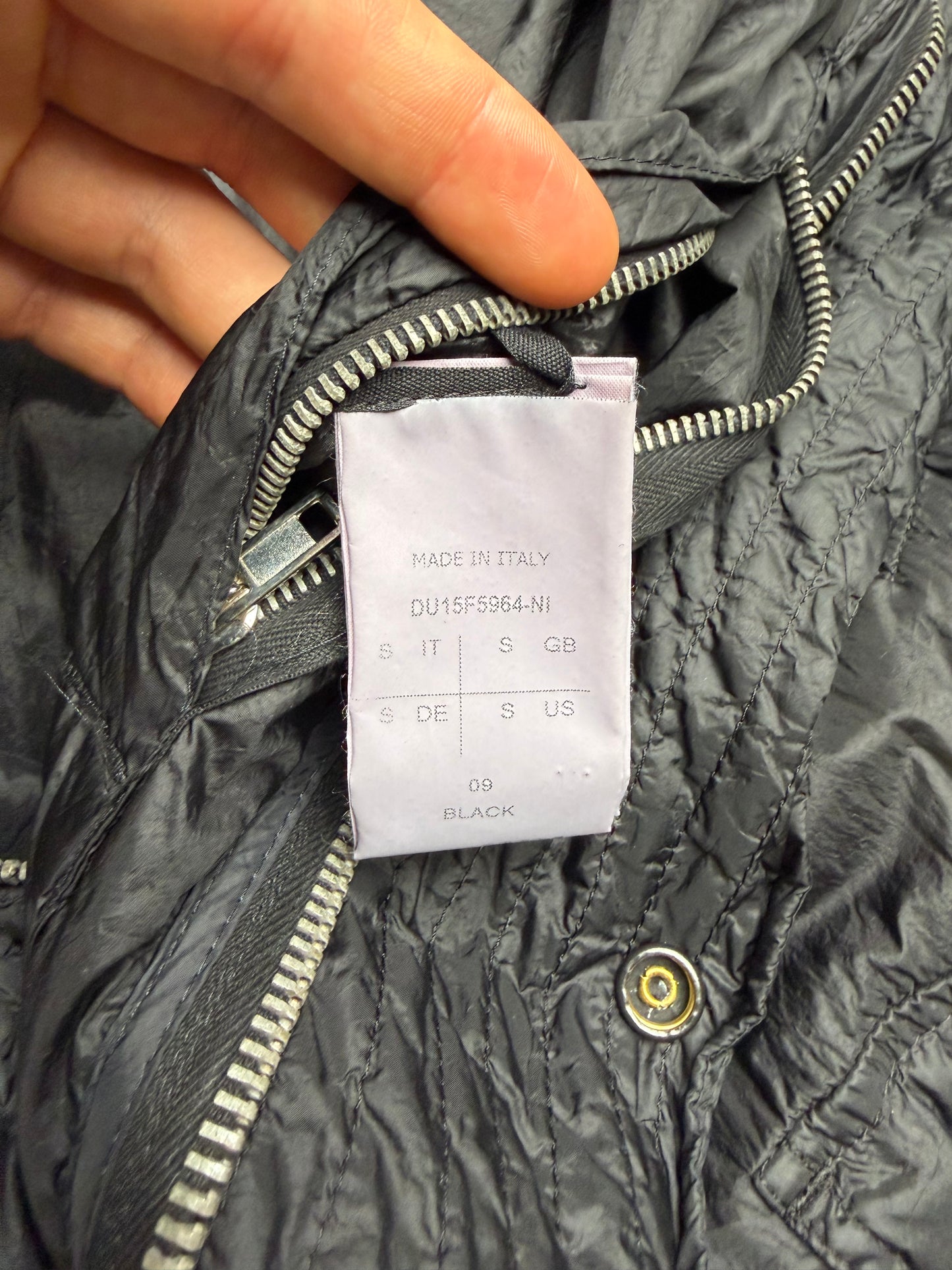 Rick Owens DRKSHDW A/W 2015 nylon parka - men's size S