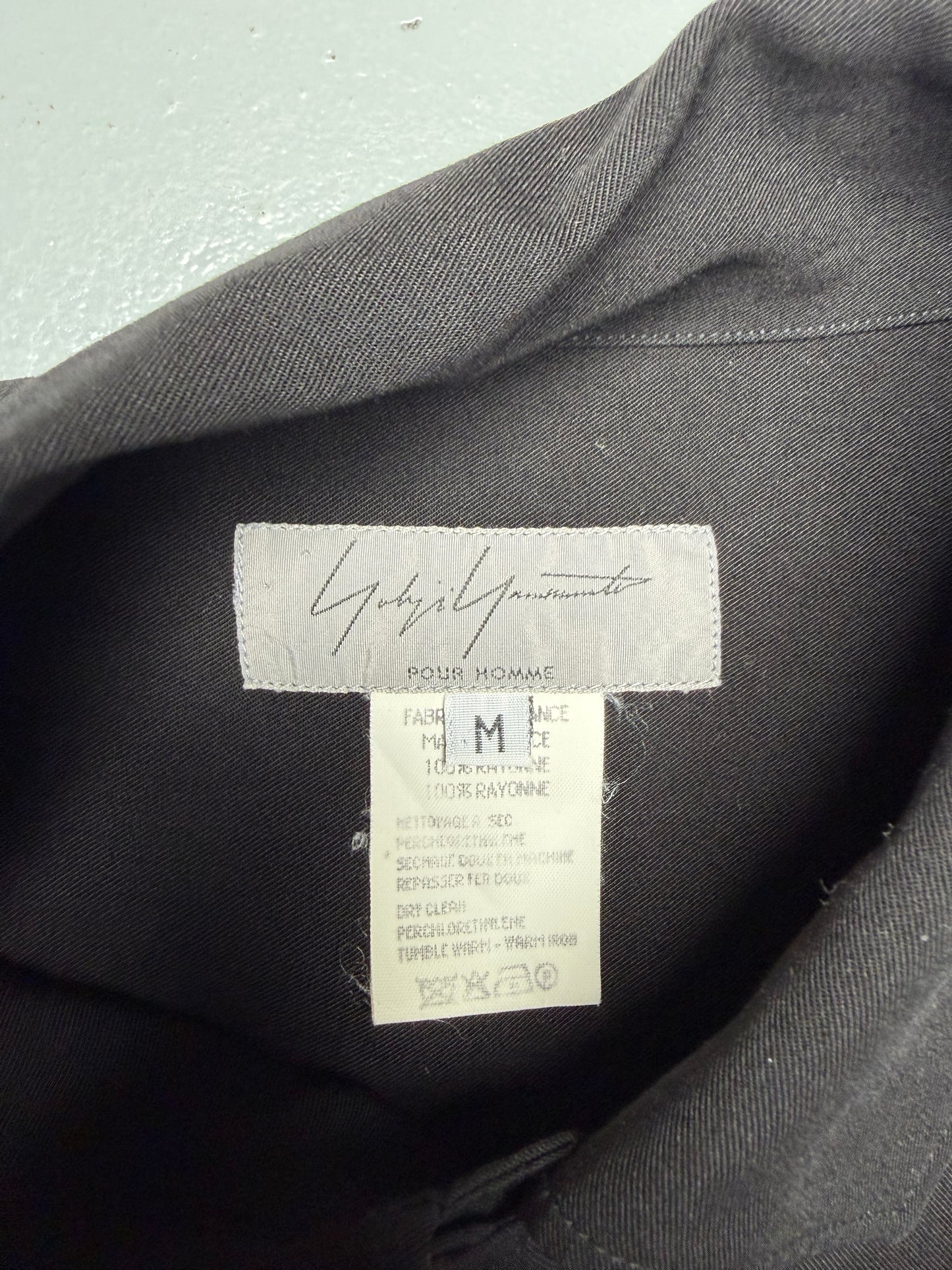 1990's Yohji Yamamoto Pour Homme oversized shirt - size M