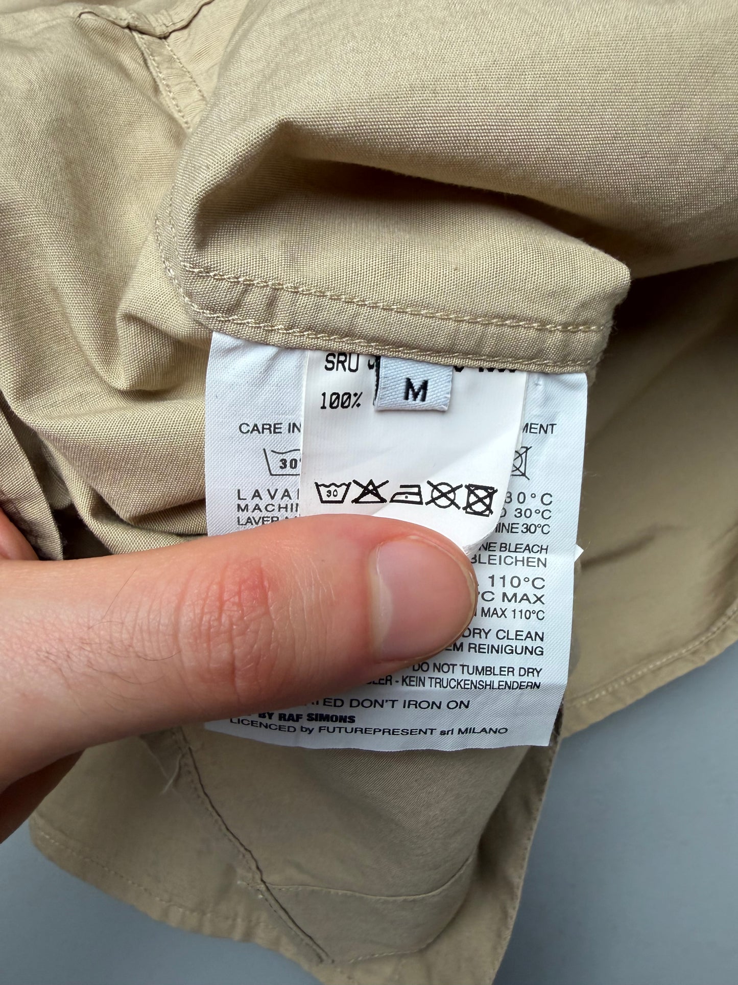 RAF by Raf Simons A/W 2008 shirt - size M