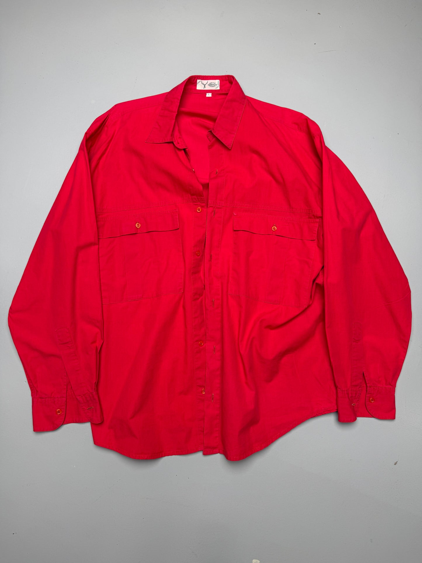 vintage Marithé & François Girbau oversized shirt - men's size L