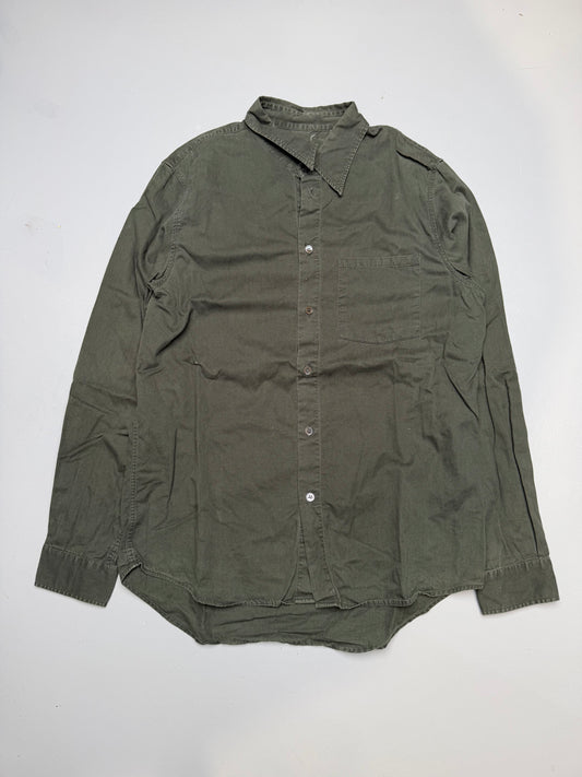 Helmut Lang Jeans S/S 1999 green shirt - men's size 48