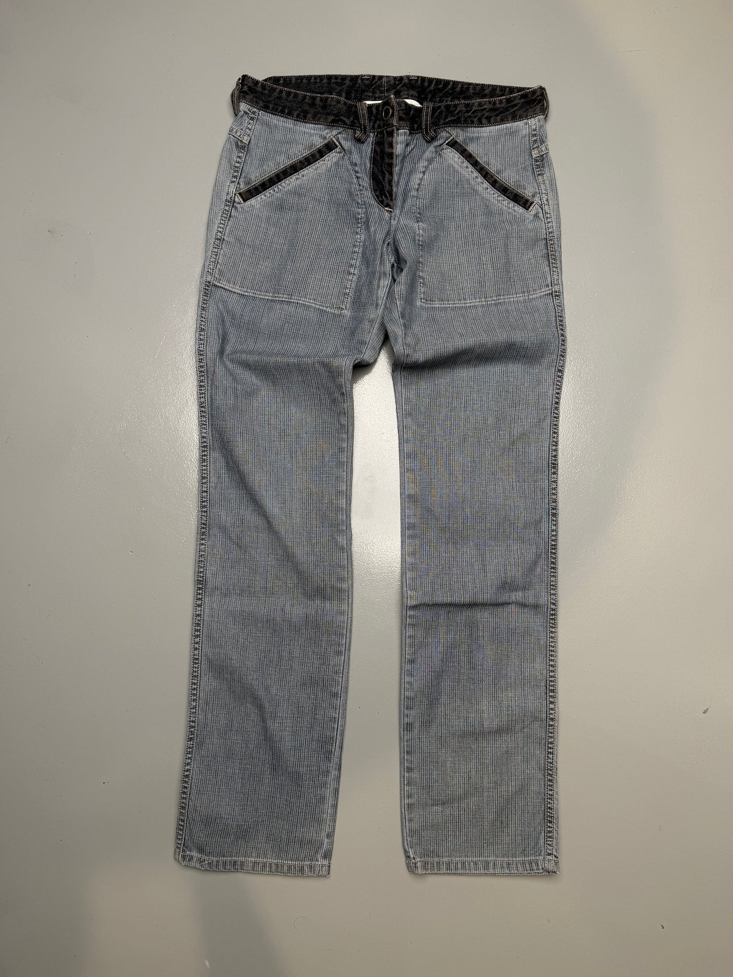 Maison Martin Margiela A/W 2005 line 6 inside out jeans - size 44
