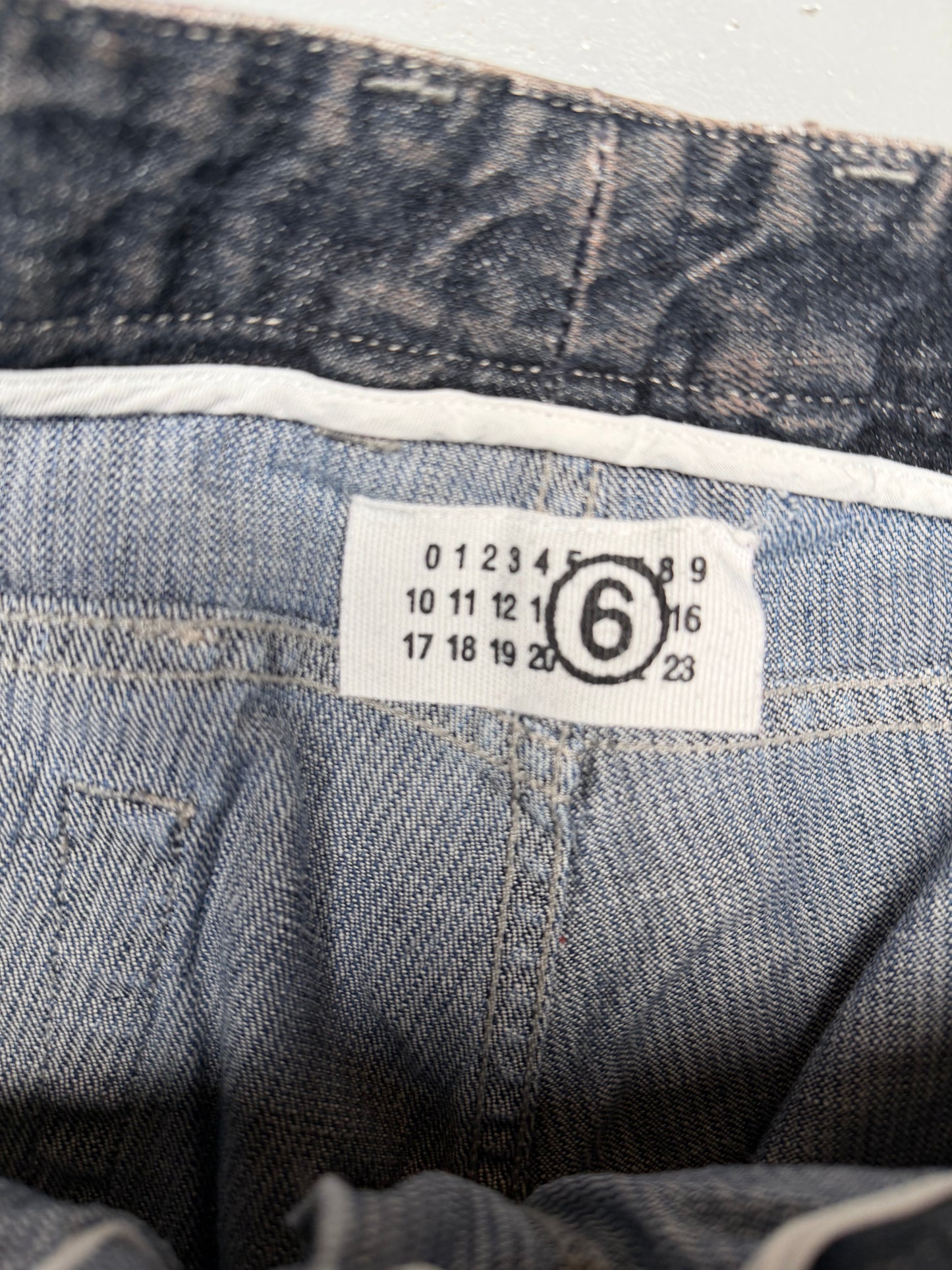 Maison Martin Margiela A/W 2005 line 6 inside out jeans - size 44