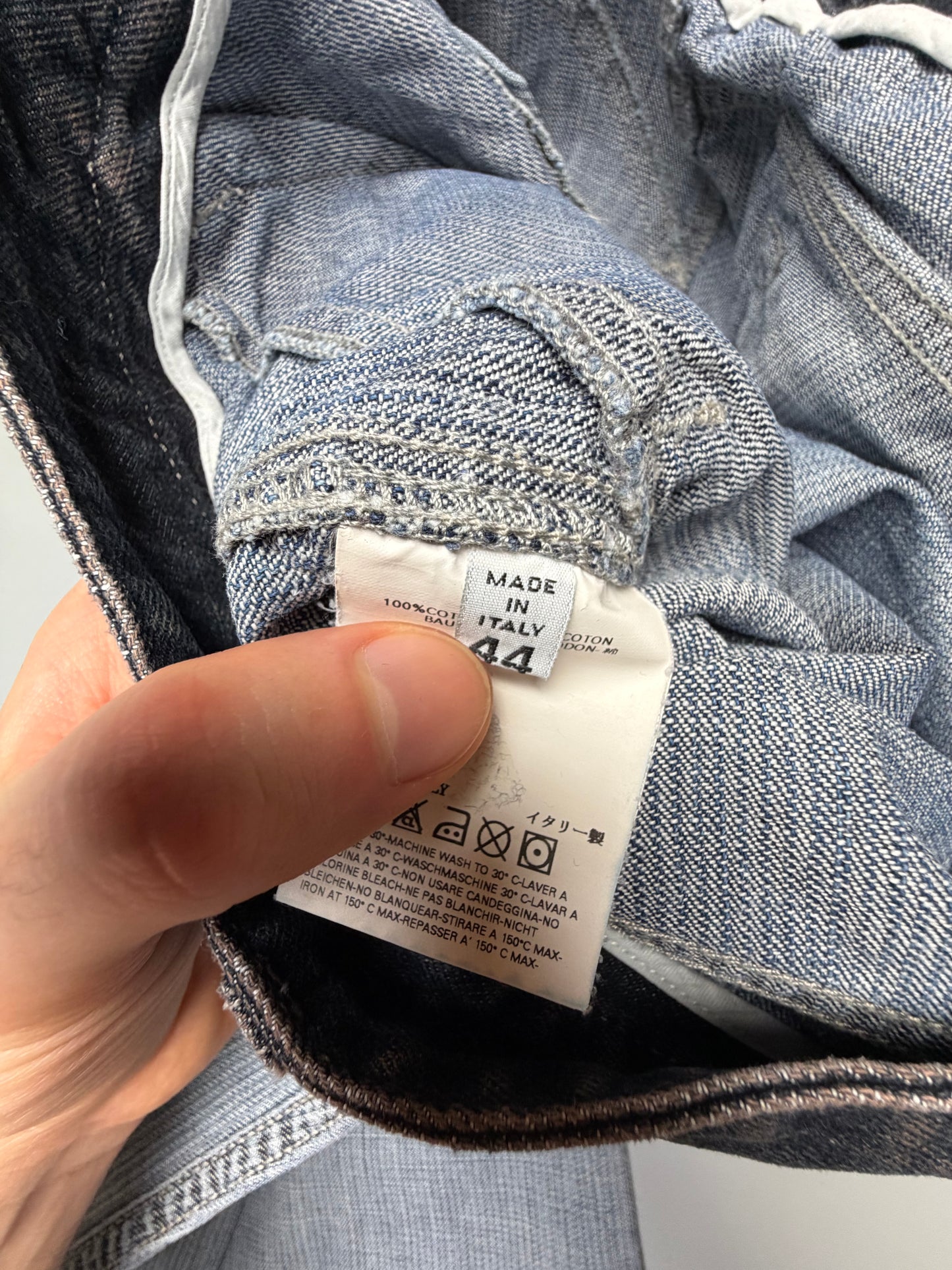 Maison Martin Margiela A/W 2005 line 6 inside out jeans - size 44