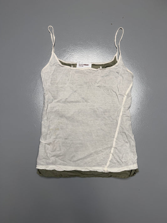 vintage Hussein Chalayan double layer tank top - size S