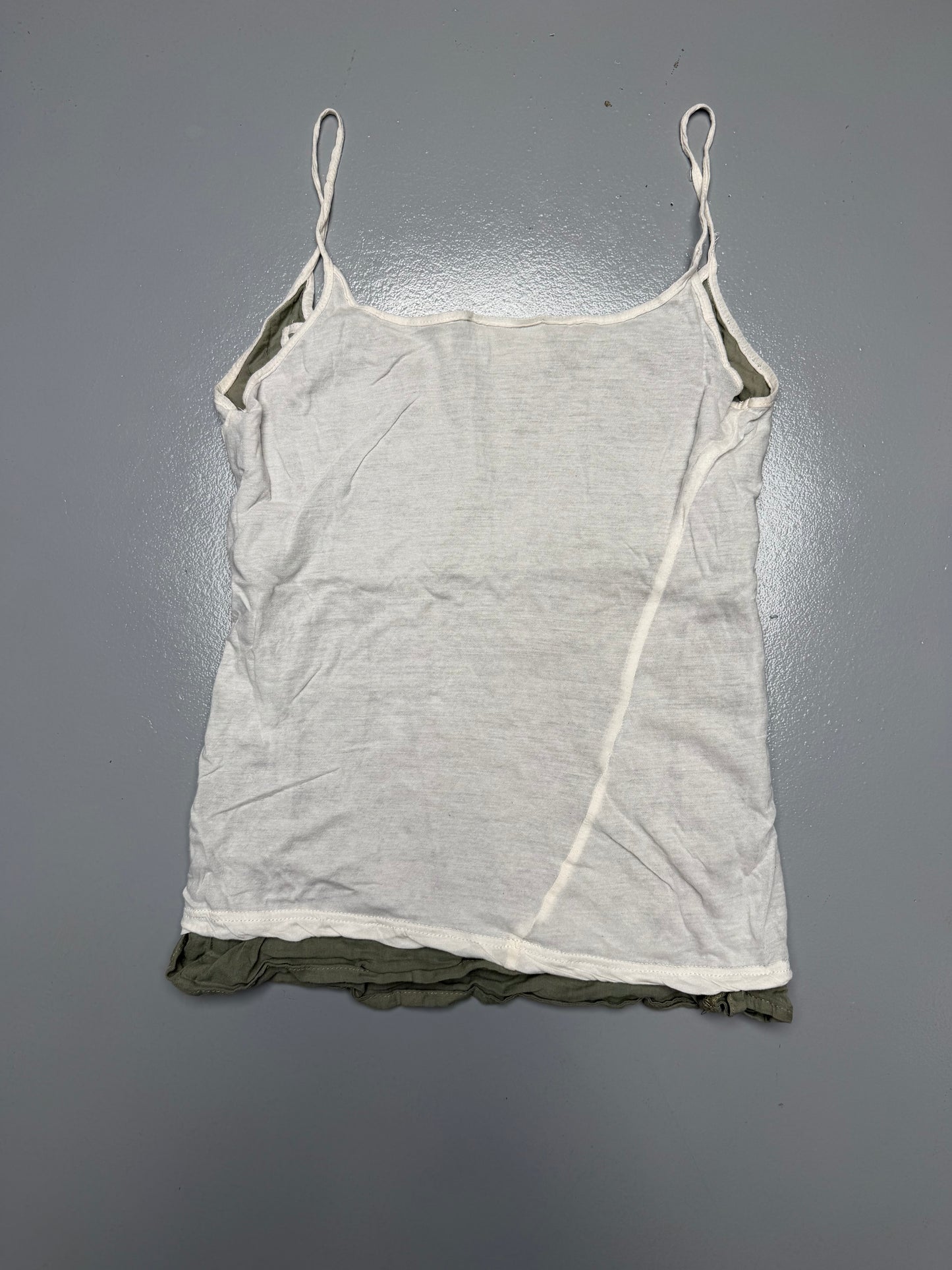 vintage Hussein Chalayan double layer tank top - size S