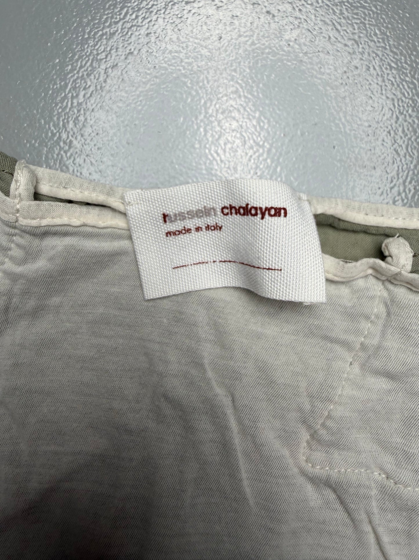 vintage Hussein Chalayan double layer tank top - size S
