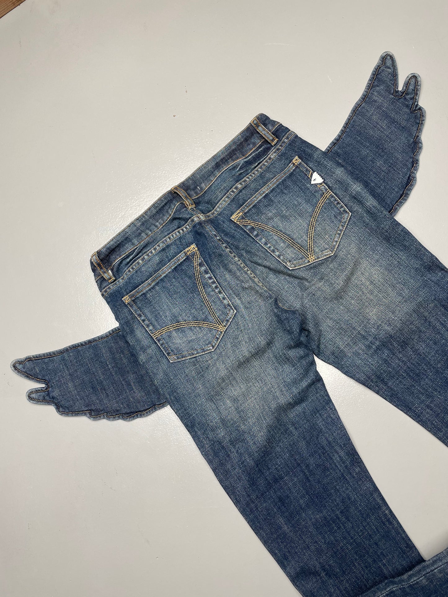 adidas Originals by Jeremy Scott A/W 2011 Wings Cupie JS skinny jeans - size 29