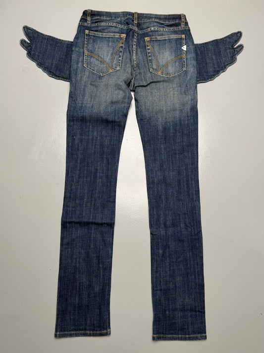 adidas Originals by Jeremy Scott A/W 2011 Wings Cupie JS skinny jeans - size 29
