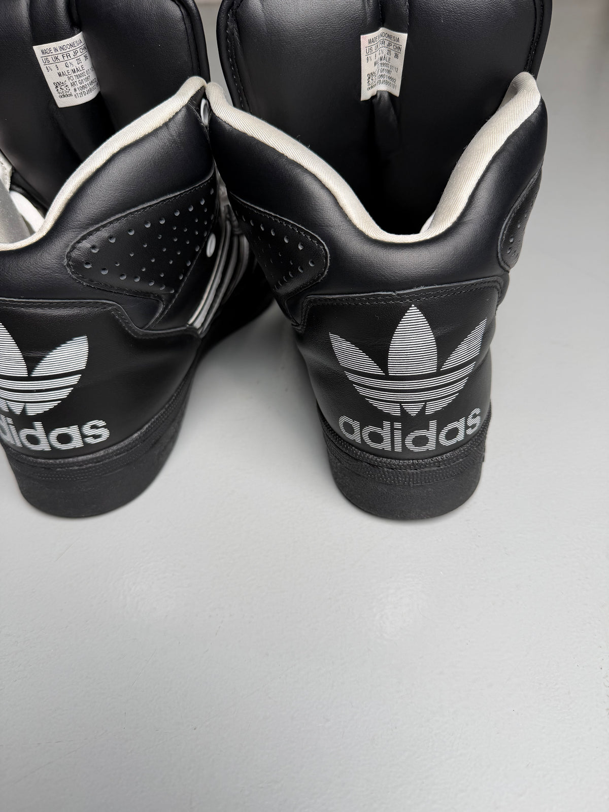 adidas Originals by Jeremy Scott A/W 2012 JS Instinct Hi (black) - size 43 1/3