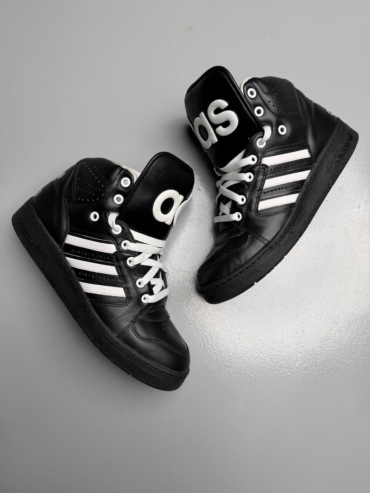 adidas Originals by Jeremy Scott A/W 2012 JS Instinct Hi (black) - size 43 1/3