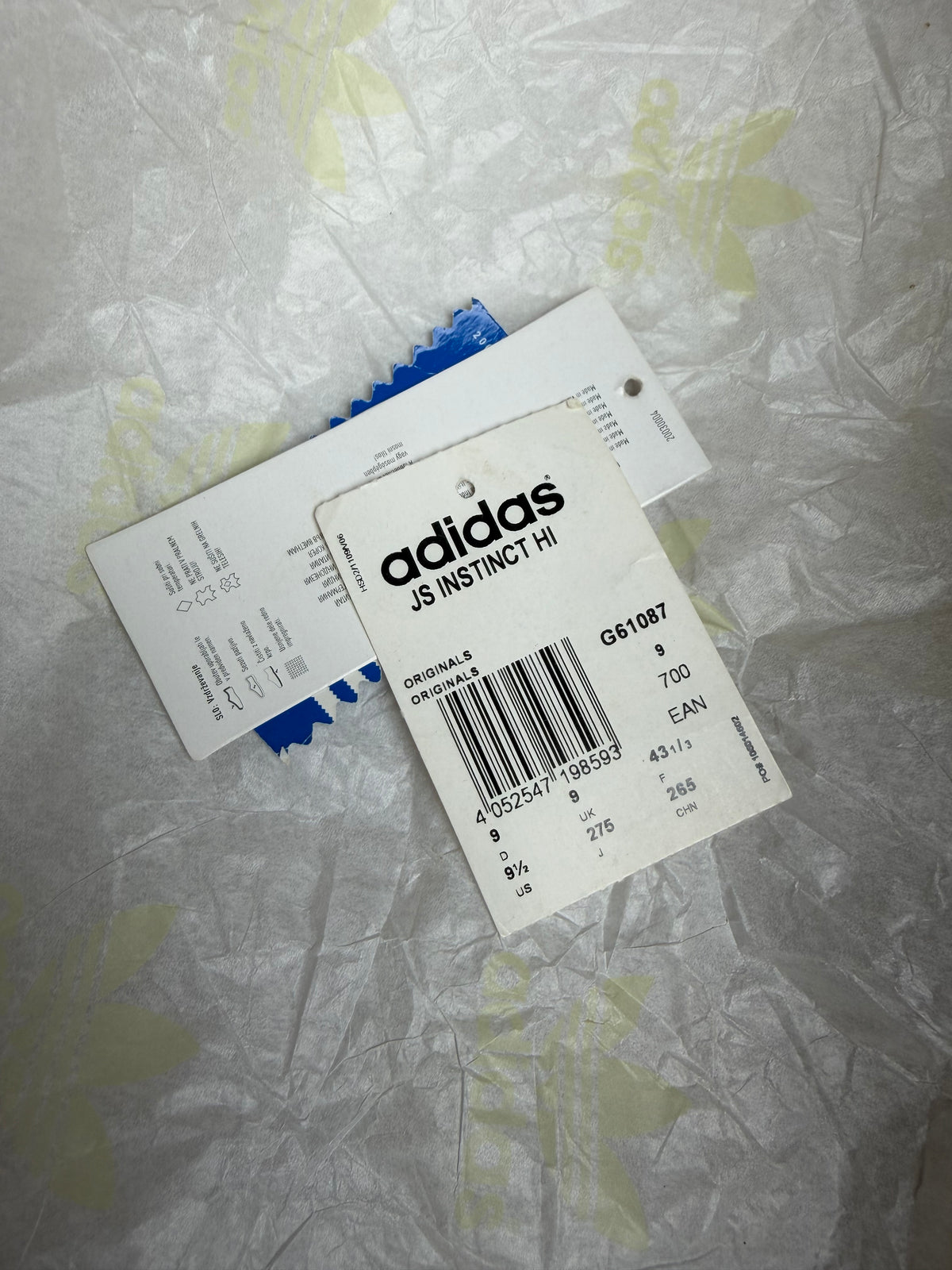 adidas Originals by Jeremy Scott A/W 2012 JS Instinct Hi (black) - size 43 1/3