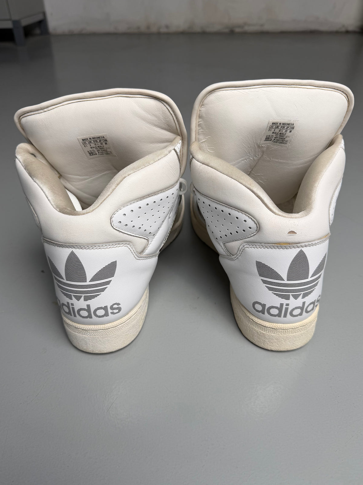adidas Originals by Jeremy Scott S/S 2012 JS Instinct Hi (white) - size 43 1/3