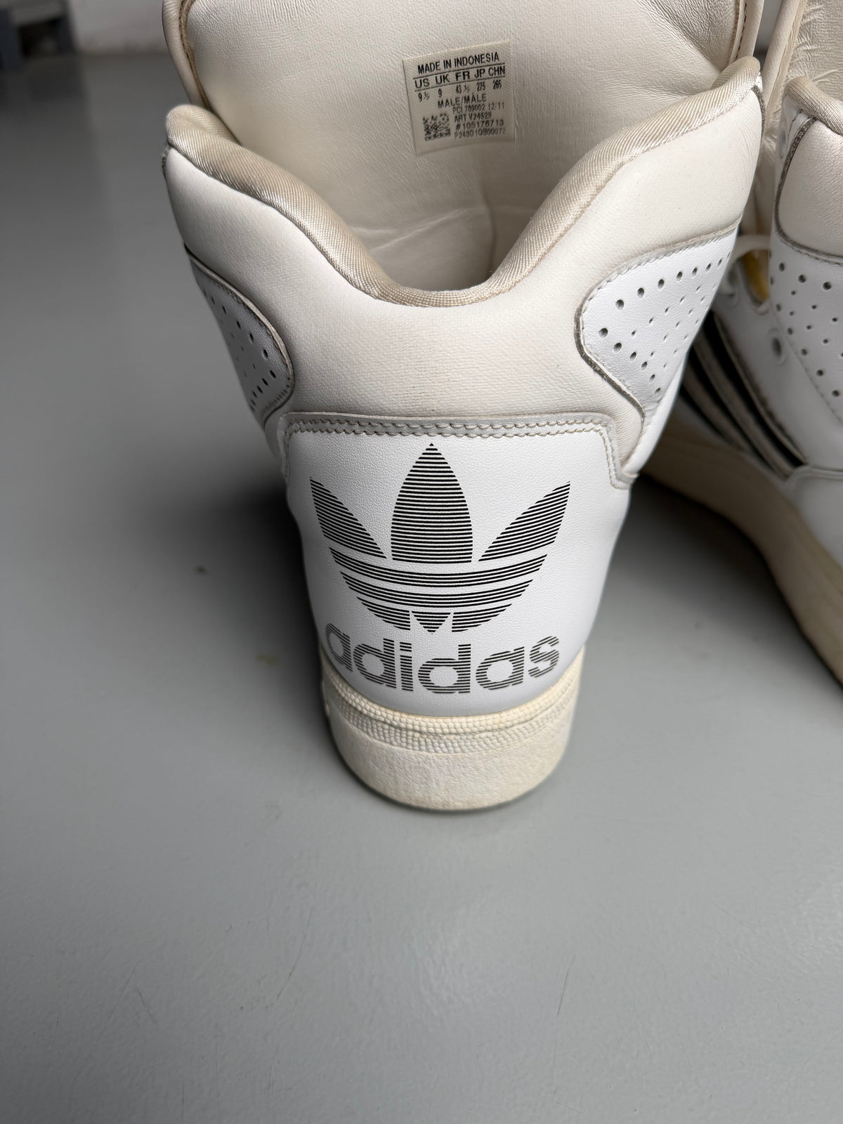 adidas Originals by Jeremy Scott S/S 2012 JS Instinct Hi (white) - size 43 1/3