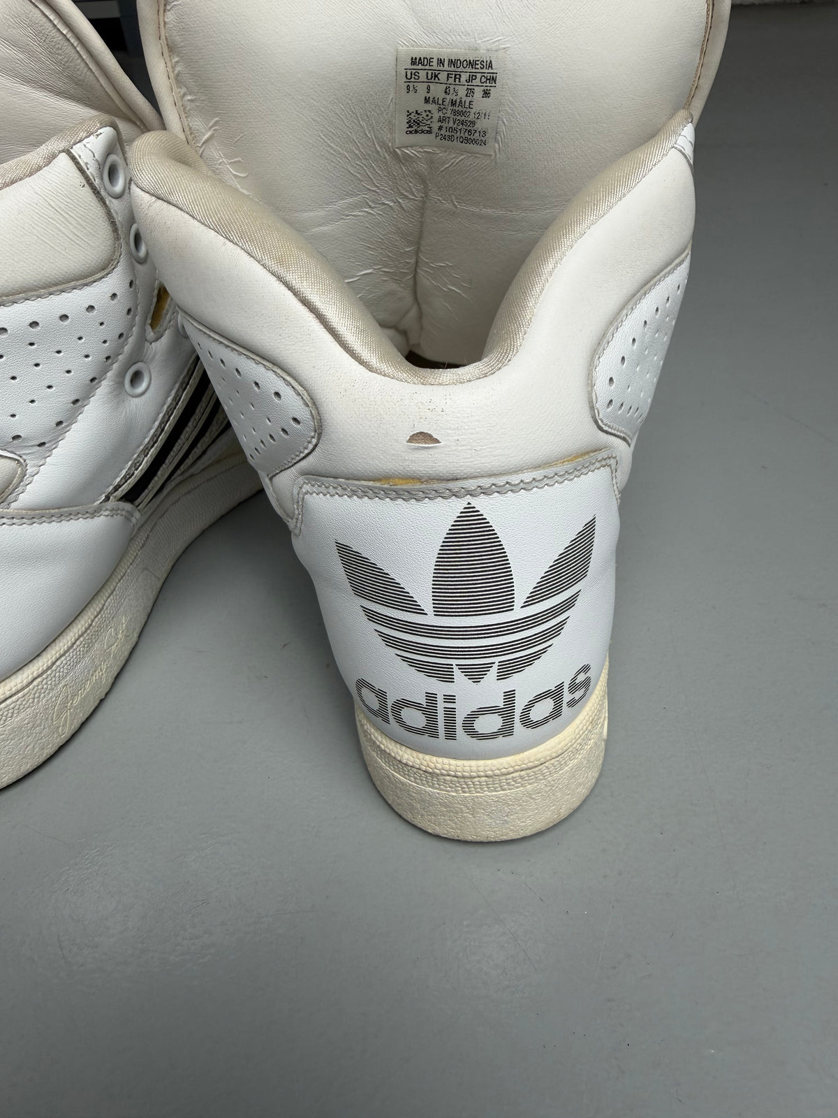 adidas Originals by Jeremy Scott S/S 2012 JS Instinct Hi (white) - size 43 1/3