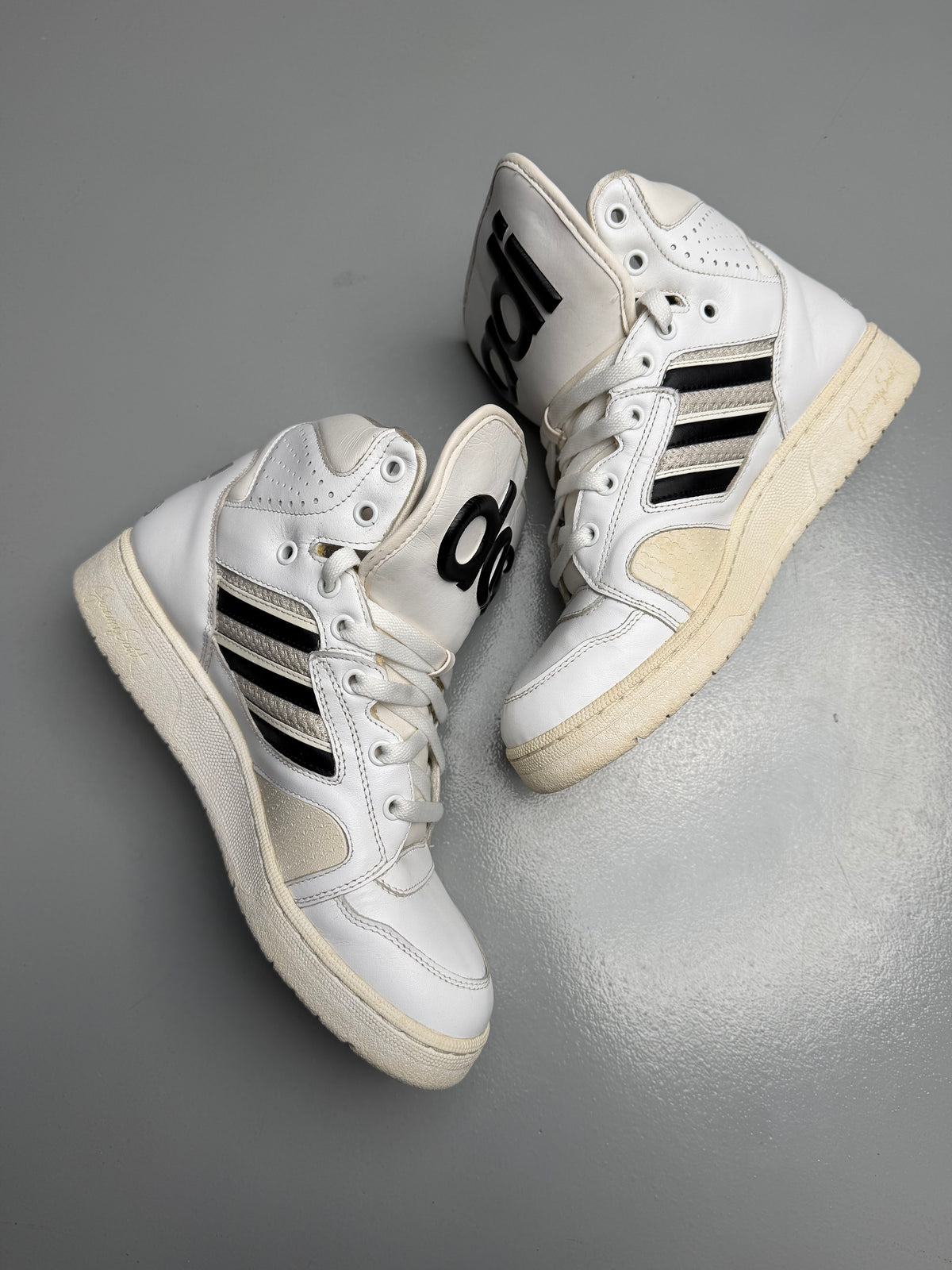 adidas Originals by Jeremy Scott S/S 2012 JS Instinct Hi (white) - size 43 1/3