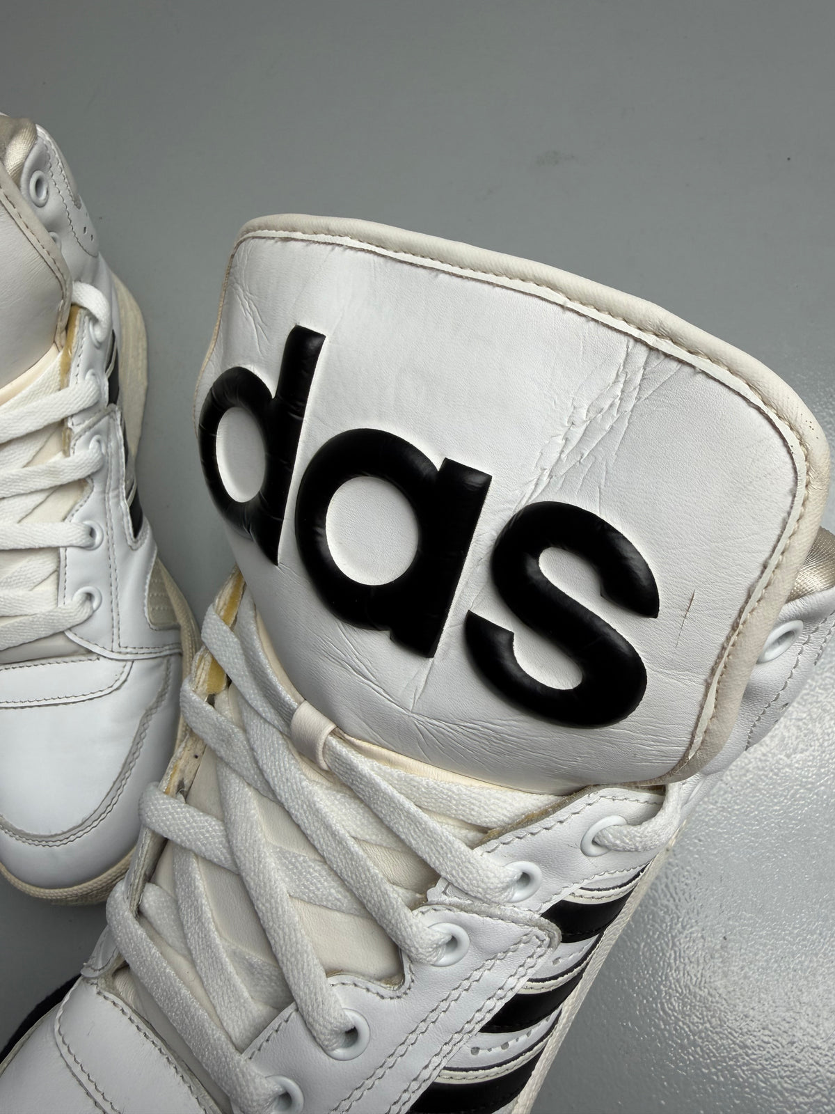 adidas Originals by Jeremy Scott S/S 2012 JS Instinct Hi (white) - size 43 1/3