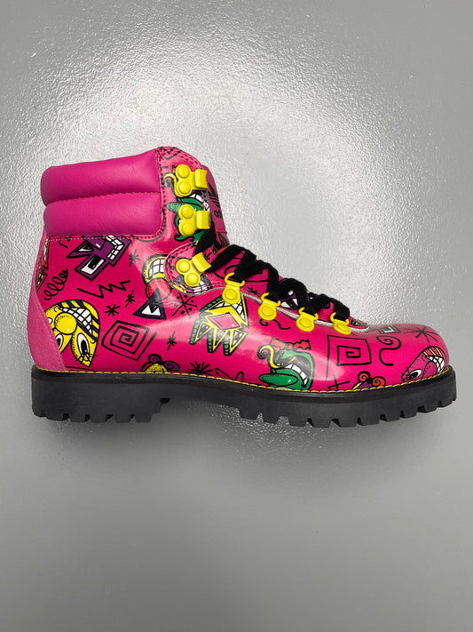 adidas Originals by Jeremy Scott A/W 2014 JS Face Hiking Boot - size 39 1/3