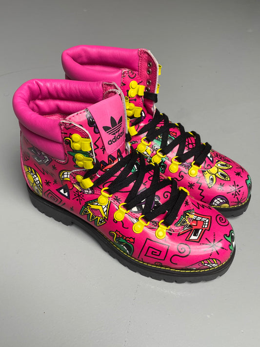 adidas Originals by Jeremy Scott A/W 2014 JS Face Hiking Boot - size 39 1/3