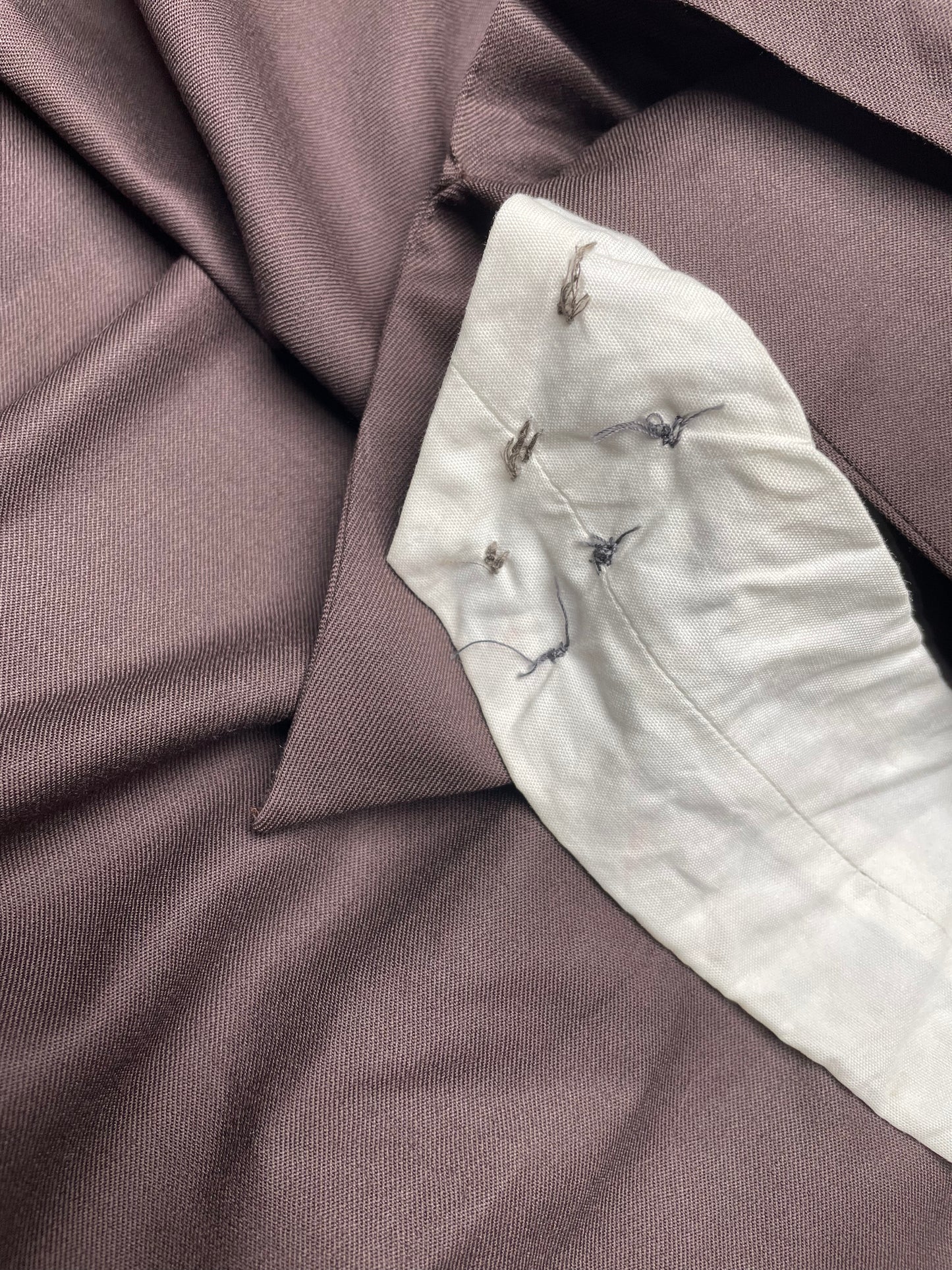 (sample) Bernhard Willhelm A/W 2001 wool skirt with embroidered detail - size 40