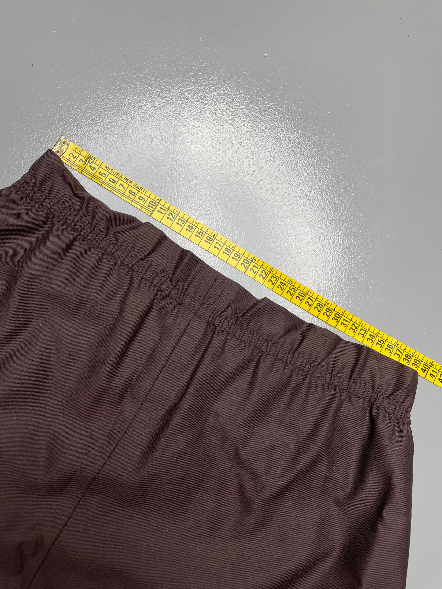 (sample) Bernhard Willhelm A/W 2001 wool skirt with embroidered detail - size 40