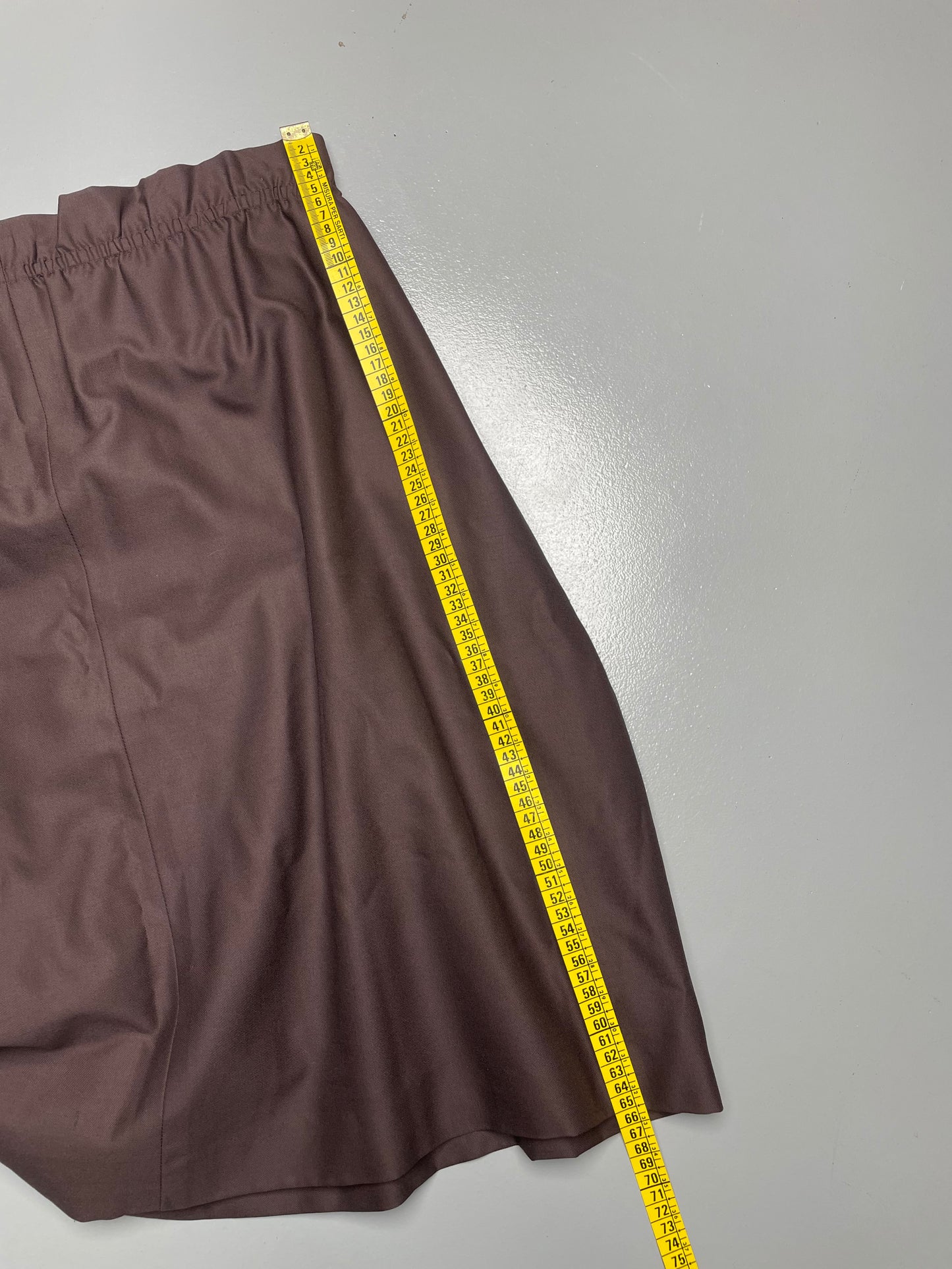 (sample) Bernhard Willhelm A/W 2001 wool skirt with embroidered detail - size 40