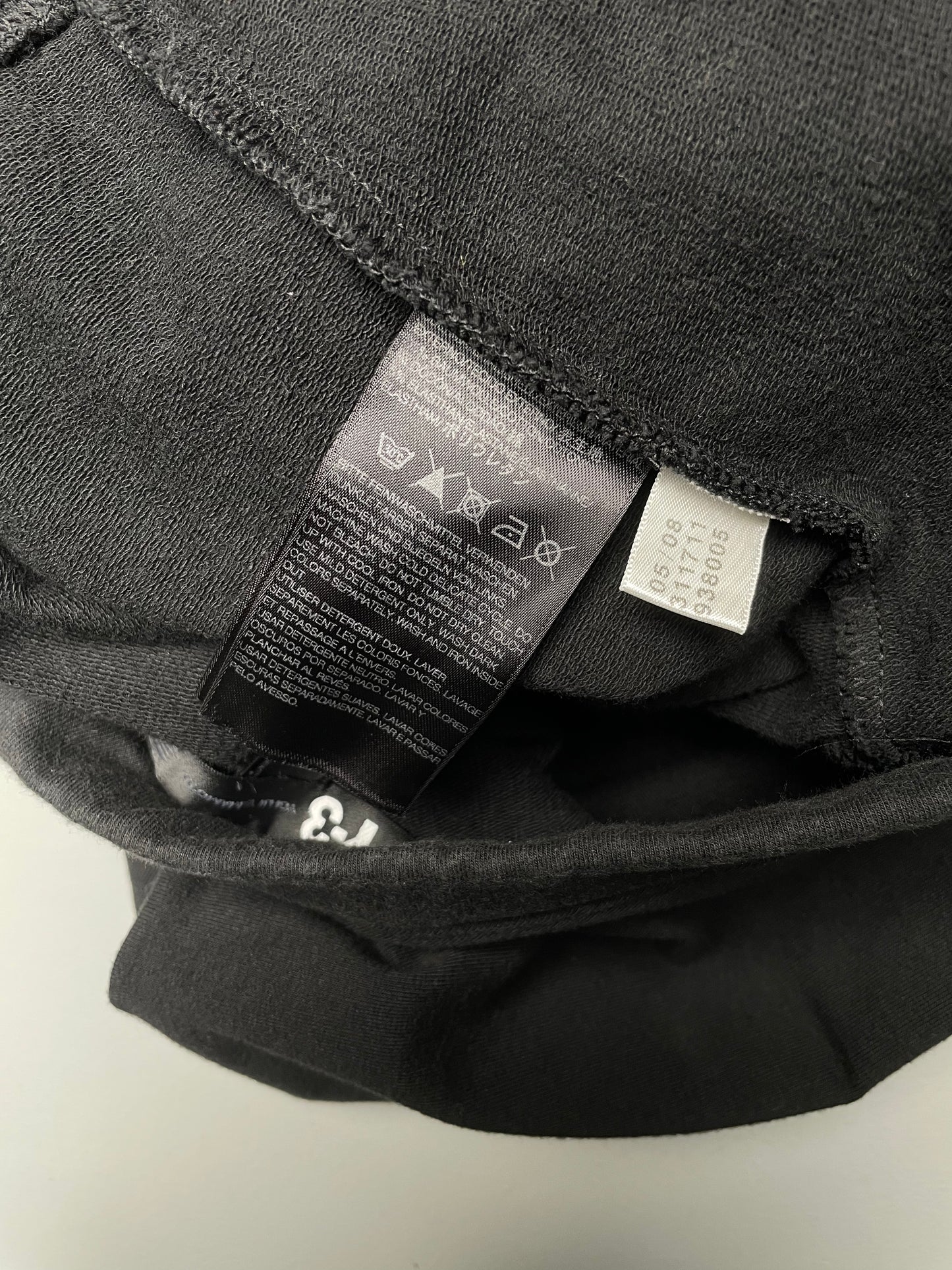 Y-3 A/W 2008 french terry hybrid shorts-skirt - size XS