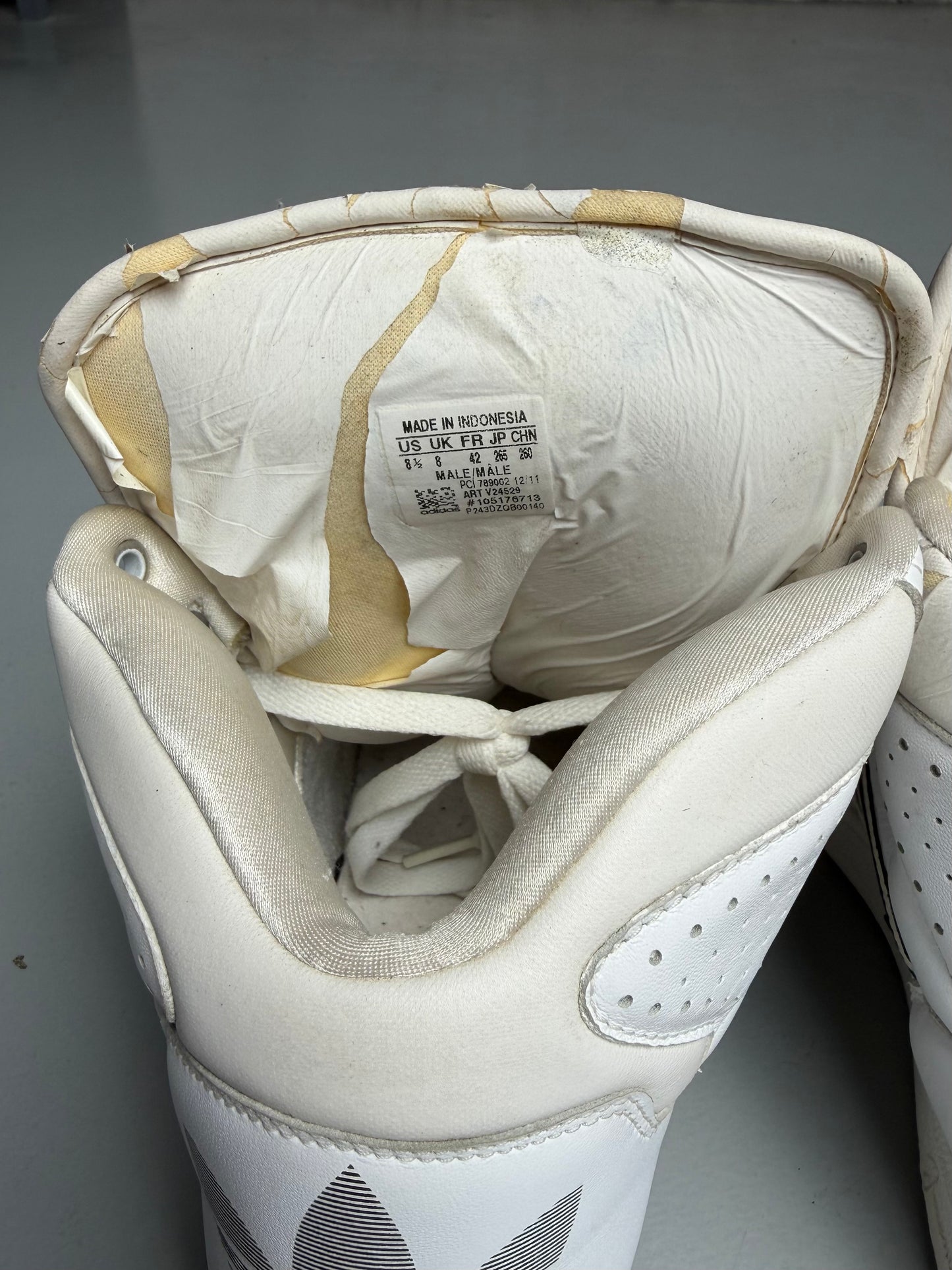 adidas Originals by Jeremy Scott S/S 2012 JS Instinct Hi (white) - size 42