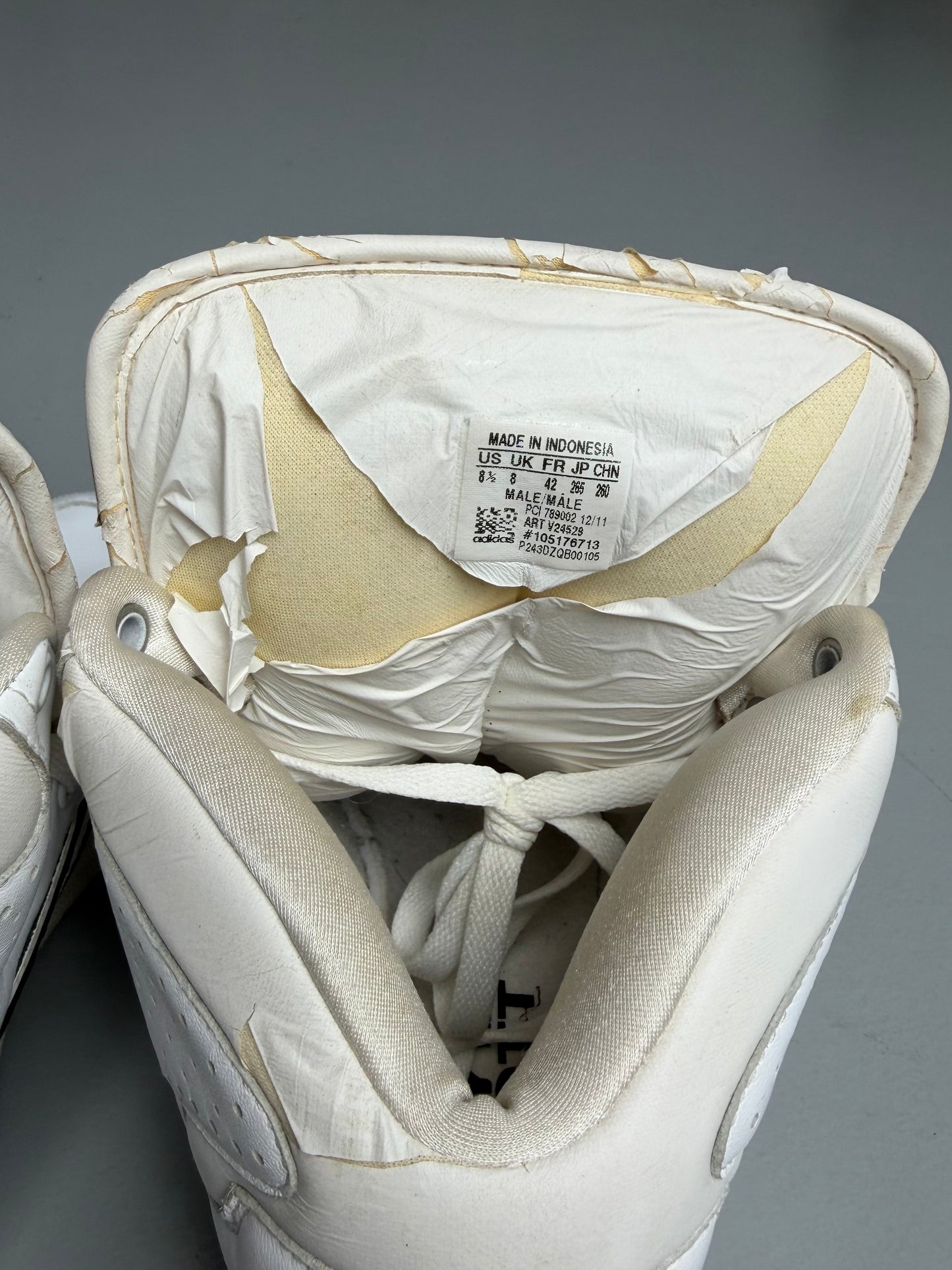 adidas Originals by Jeremy Scott S/S 2012 JS Instinct Hi (white) - size 42