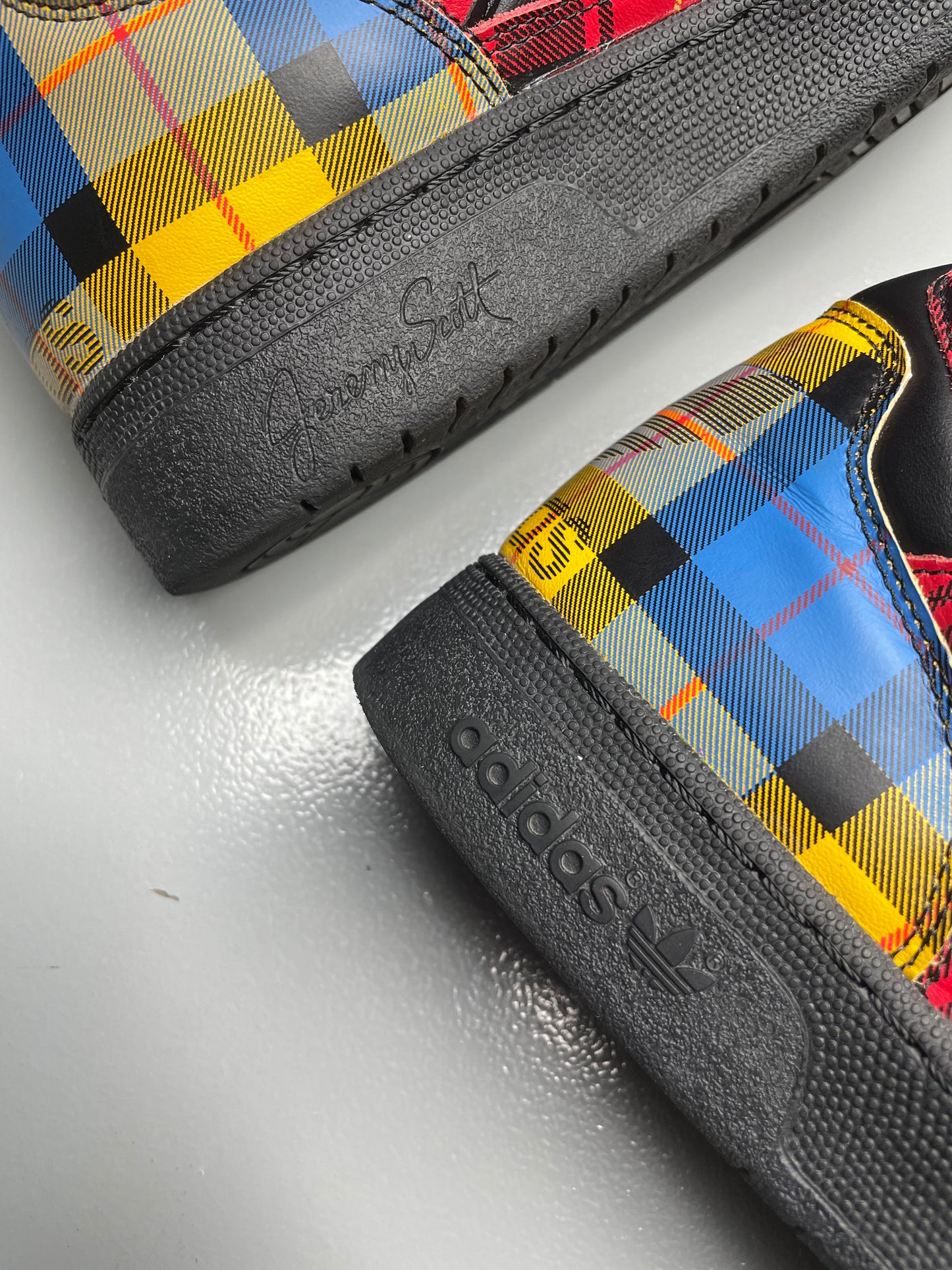 adidas Originals by Jeremy Scott S/S 2013 JS Instinct Hi "Plaid" - size 41 1/3