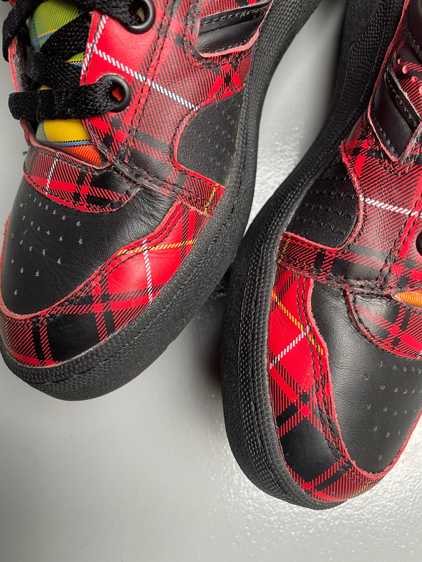 adidas Originals by Jeremy Scott S/S 2013 JS Instinct Hi "Plaid" - size 41 1/3