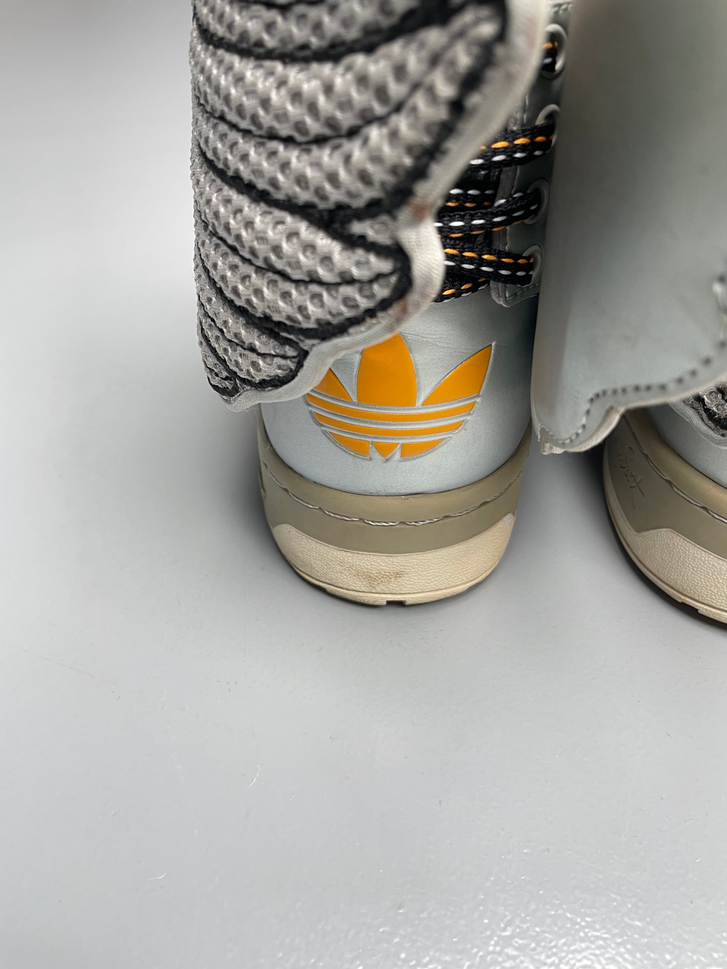 adidas Originals by Jeremy Scott A/W 2012 JS Wings 2.0 (Metallic Silver) - size 45 1/3