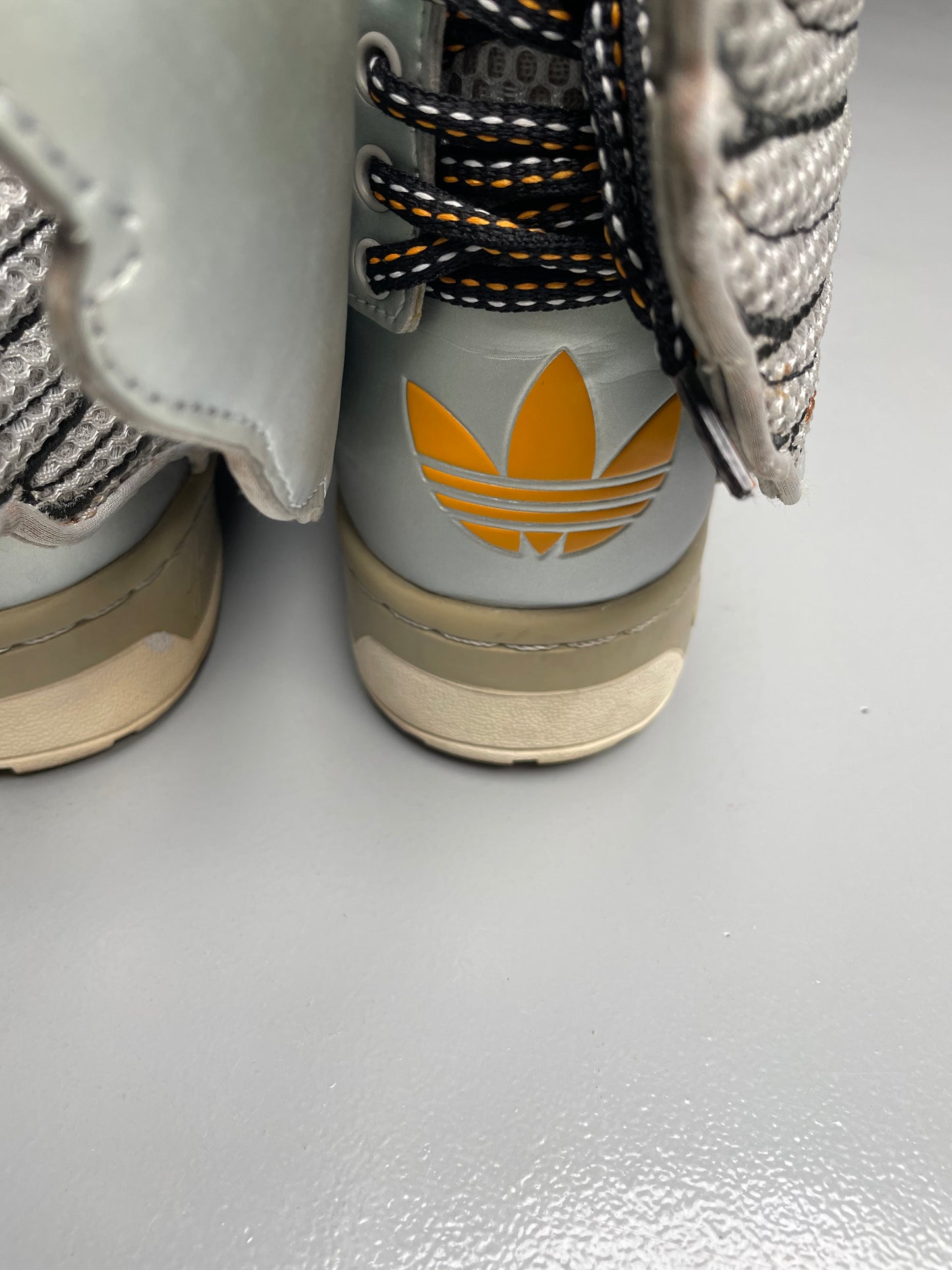 adidas Originals by Jeremy Scott A/W 2012 JS Wings 2.0 (Metallic Silver) - size 45 1/3
