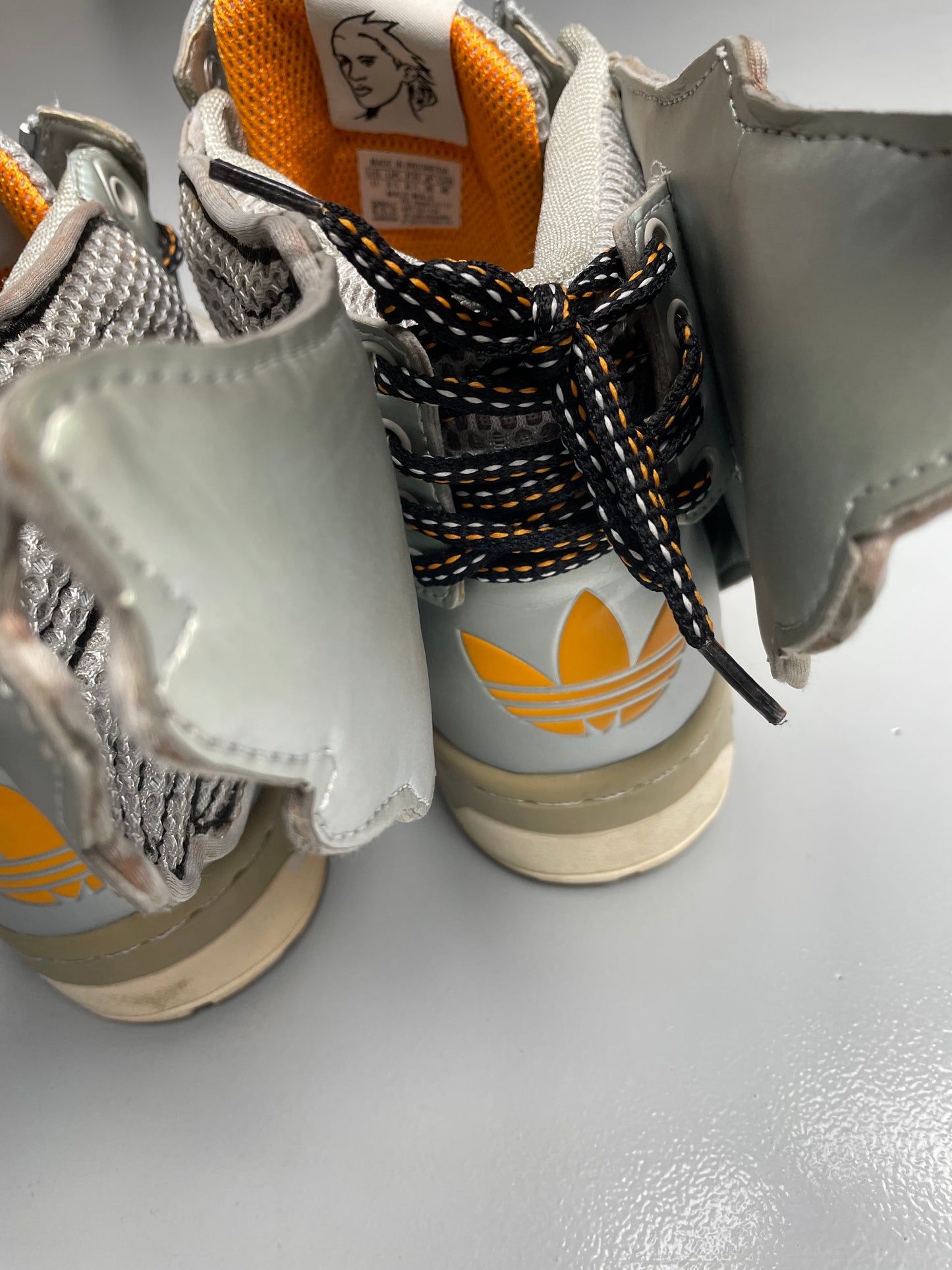 adidas Originals by Jeremy Scott A/W 2012 JS Wings 2.0 (Metallic Silver) - size 45 1/3