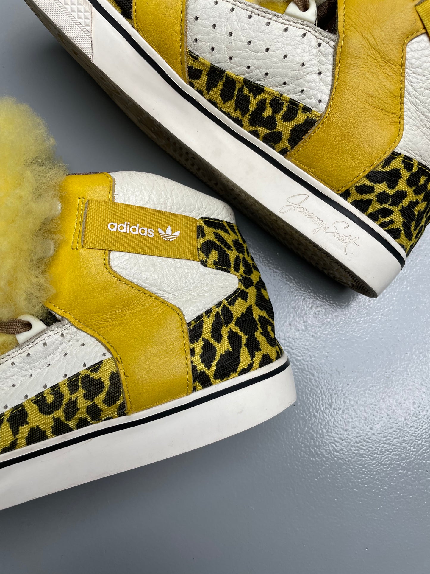 adidas Originals by Jeremy Scott S/S 2015 JS Bones Fur - size 43 1/3