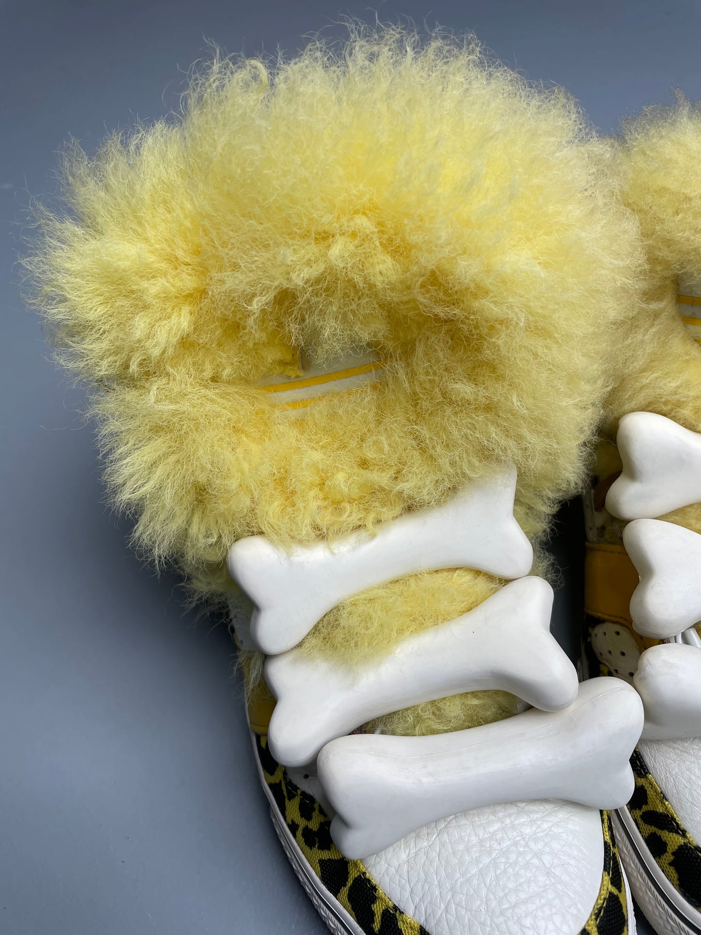 adidas Originals by Jeremy Scott S/S 2015 JS Bones Fur - size 43 1/3