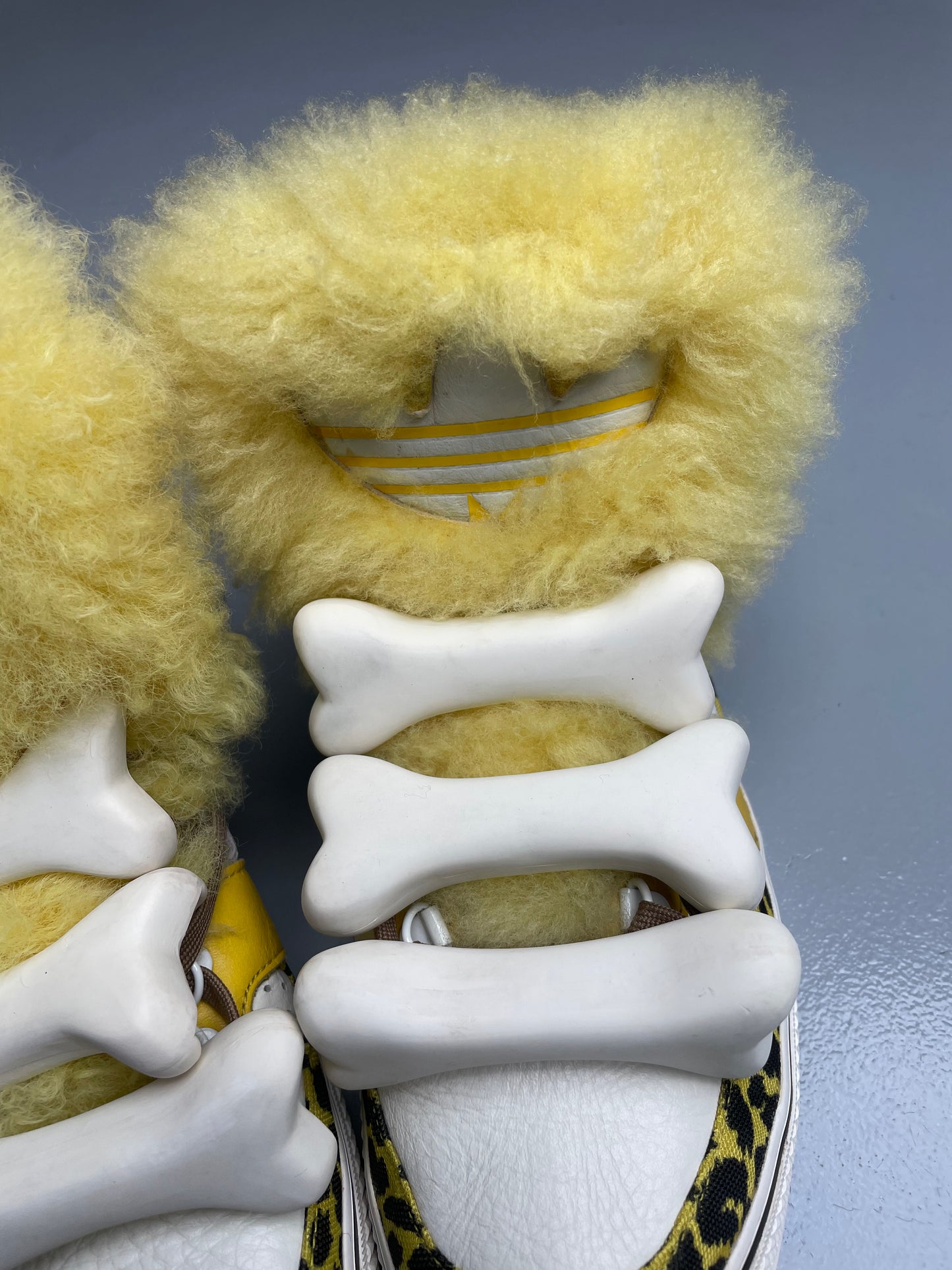 adidas Originals by Jeremy Scott S/S 2015 JS Bones Fur - size 43 1/3