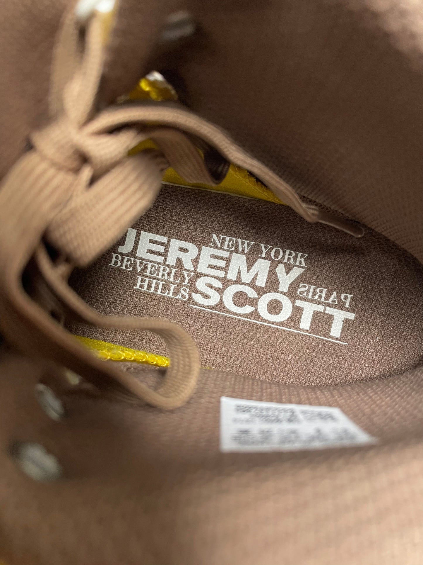 adidas Originals by Jeremy Scott S/S 2015 JS Bones Fur - size 43 1/3