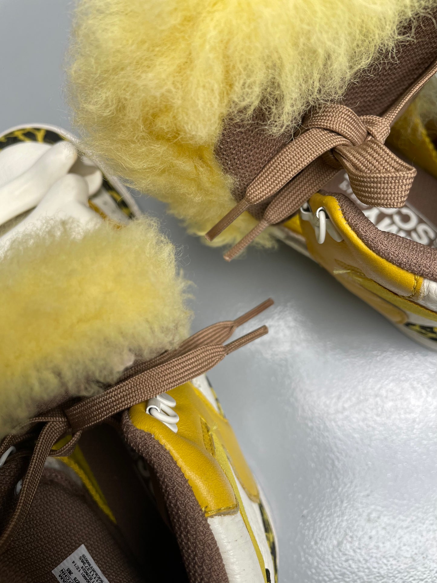 adidas Originals by Jeremy Scott S/S 2015 JS Bones Fur - size 43 1/3